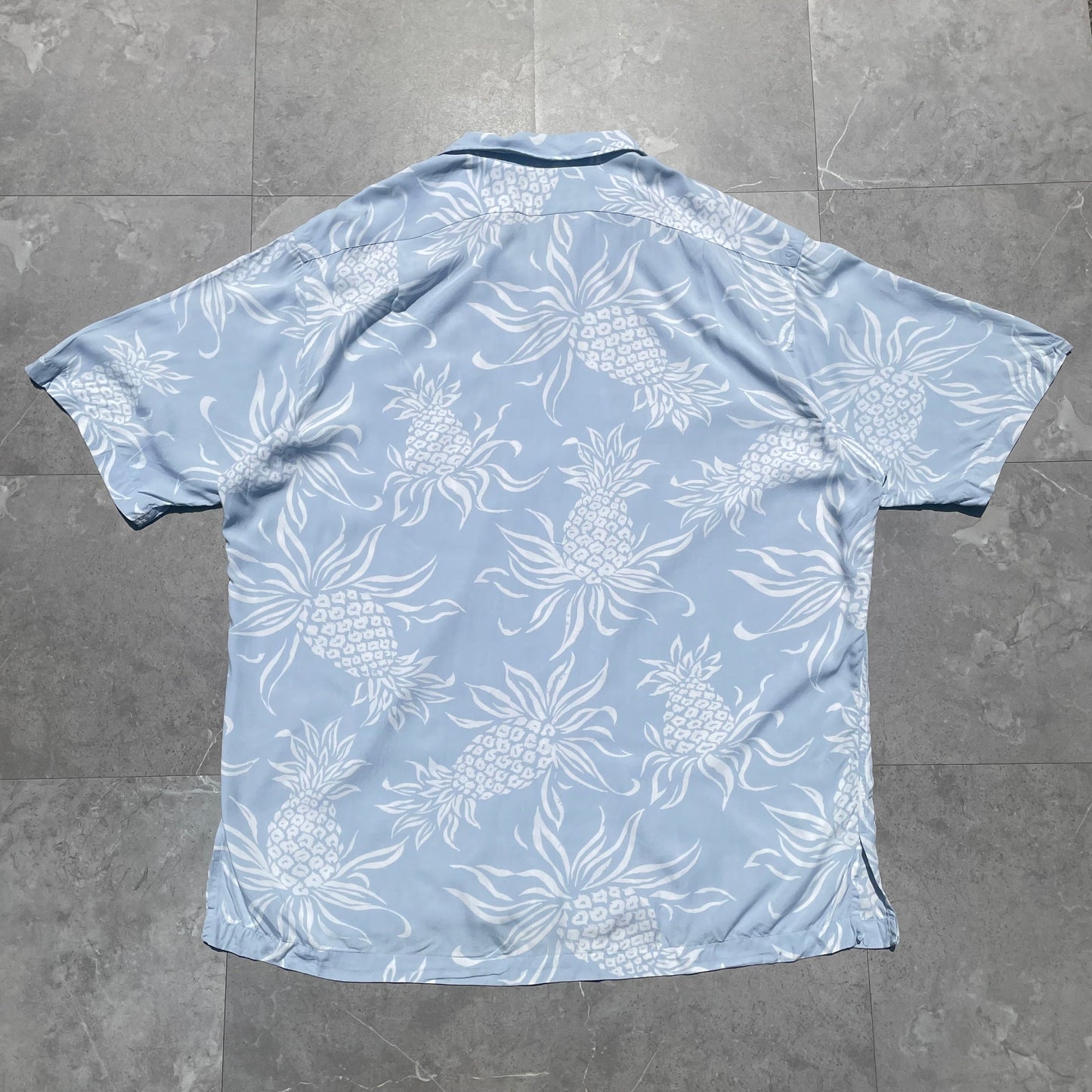 90s Ralph Lauren Clayton Pineapple Hawaiian Shirt KiiChain Clothing