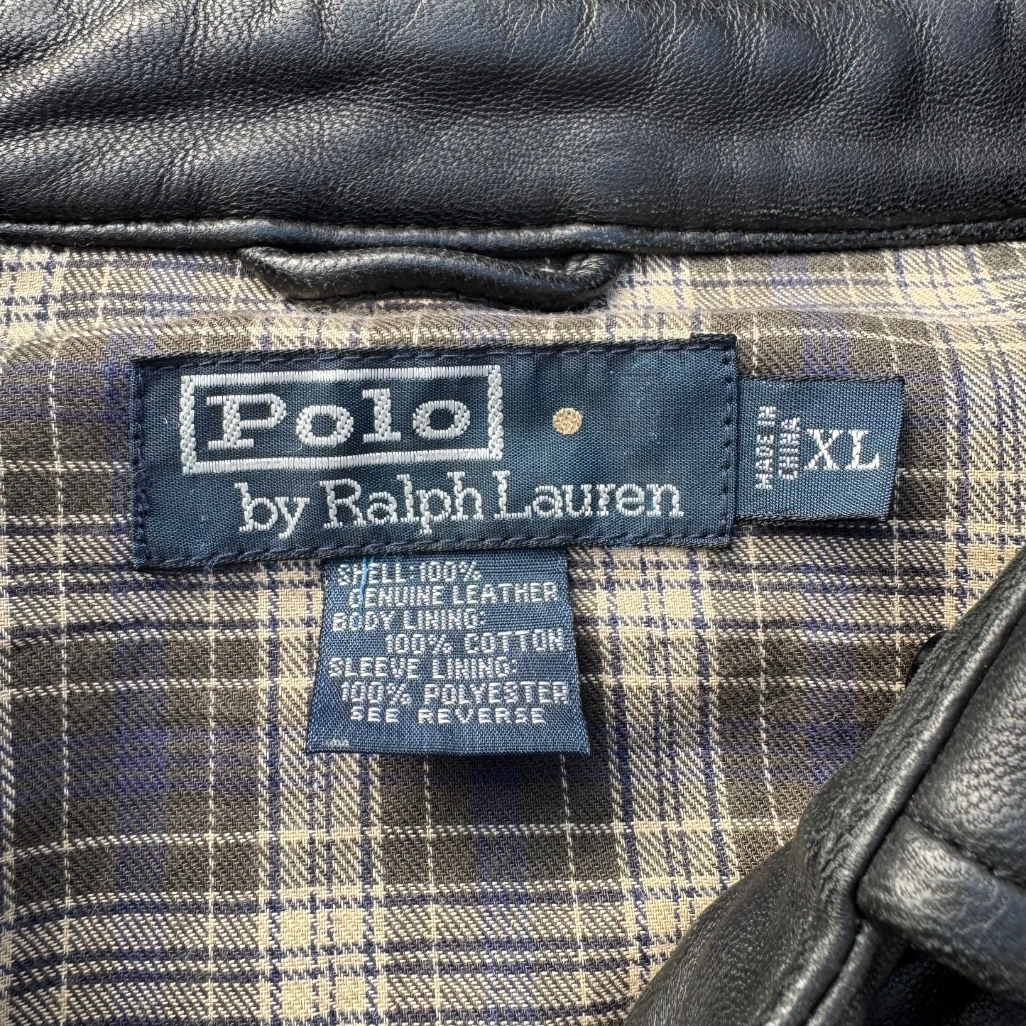 Ralph Lauren Black Leather Jacket