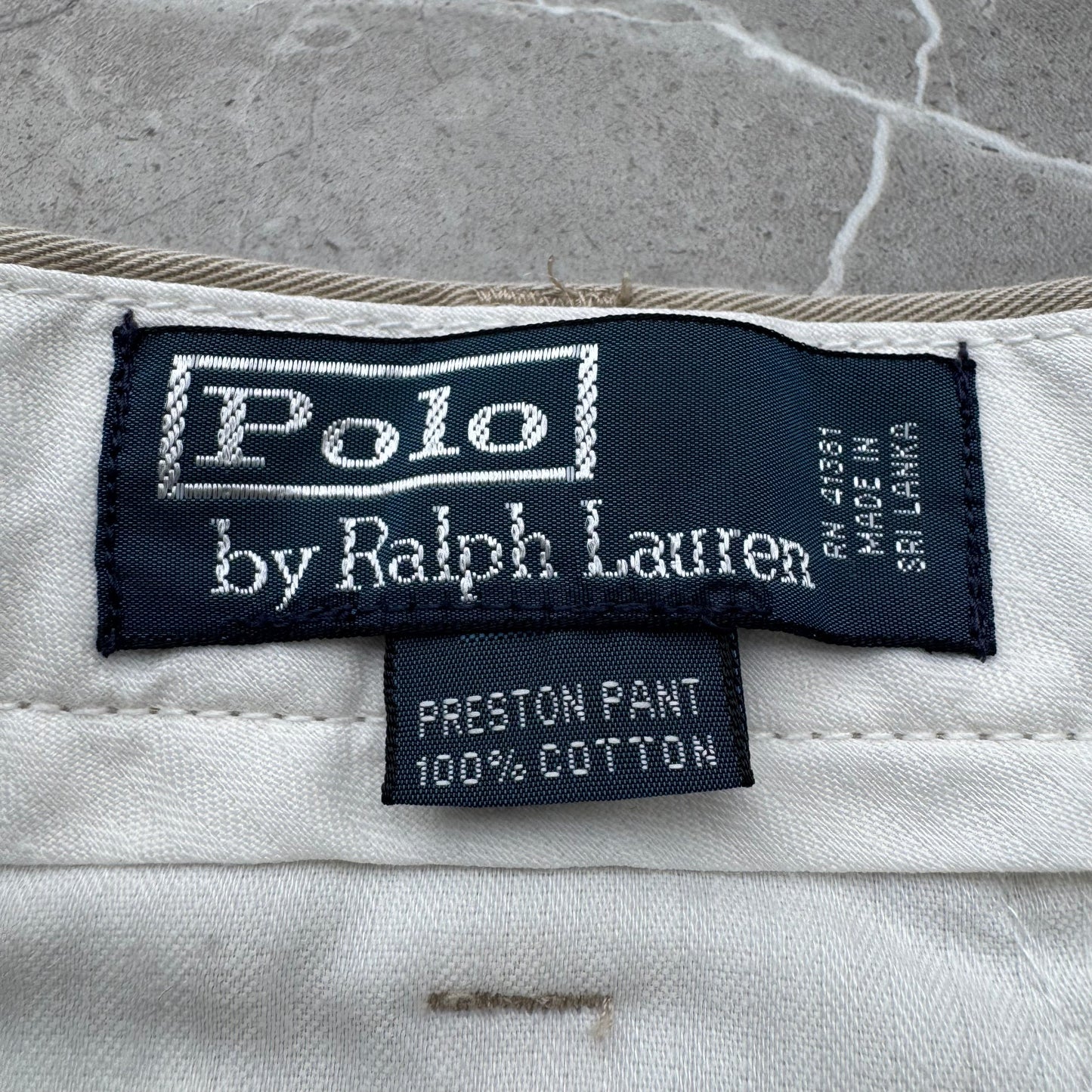 00s Polo by Ralph Lauren Preston Chino Pants 34x29 KiiChain Clothing