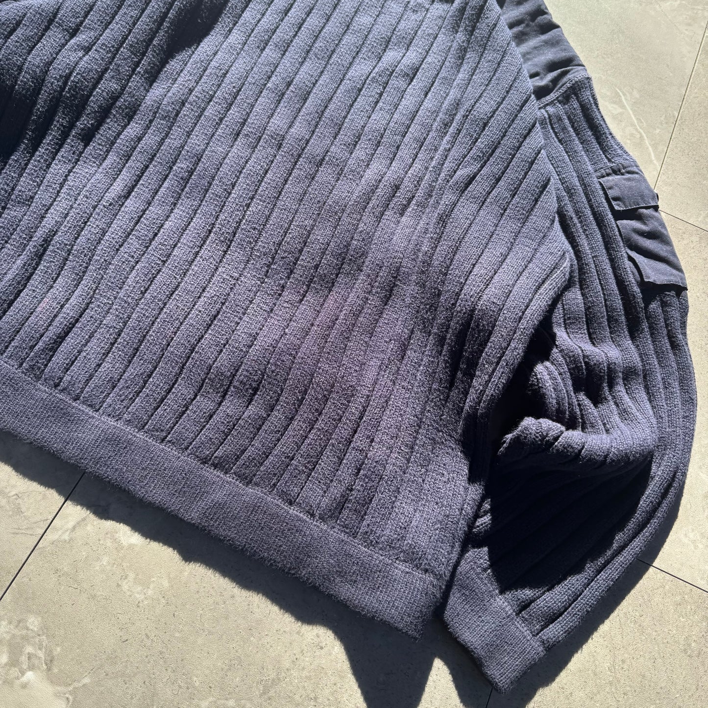 90s-00s Eddie Bauer Legend Made in UK Sleeve Pocket Knit