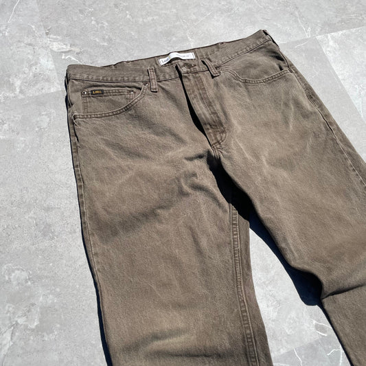 00s Lee Brown Wash Denim 38x32 KiiChain Clothing