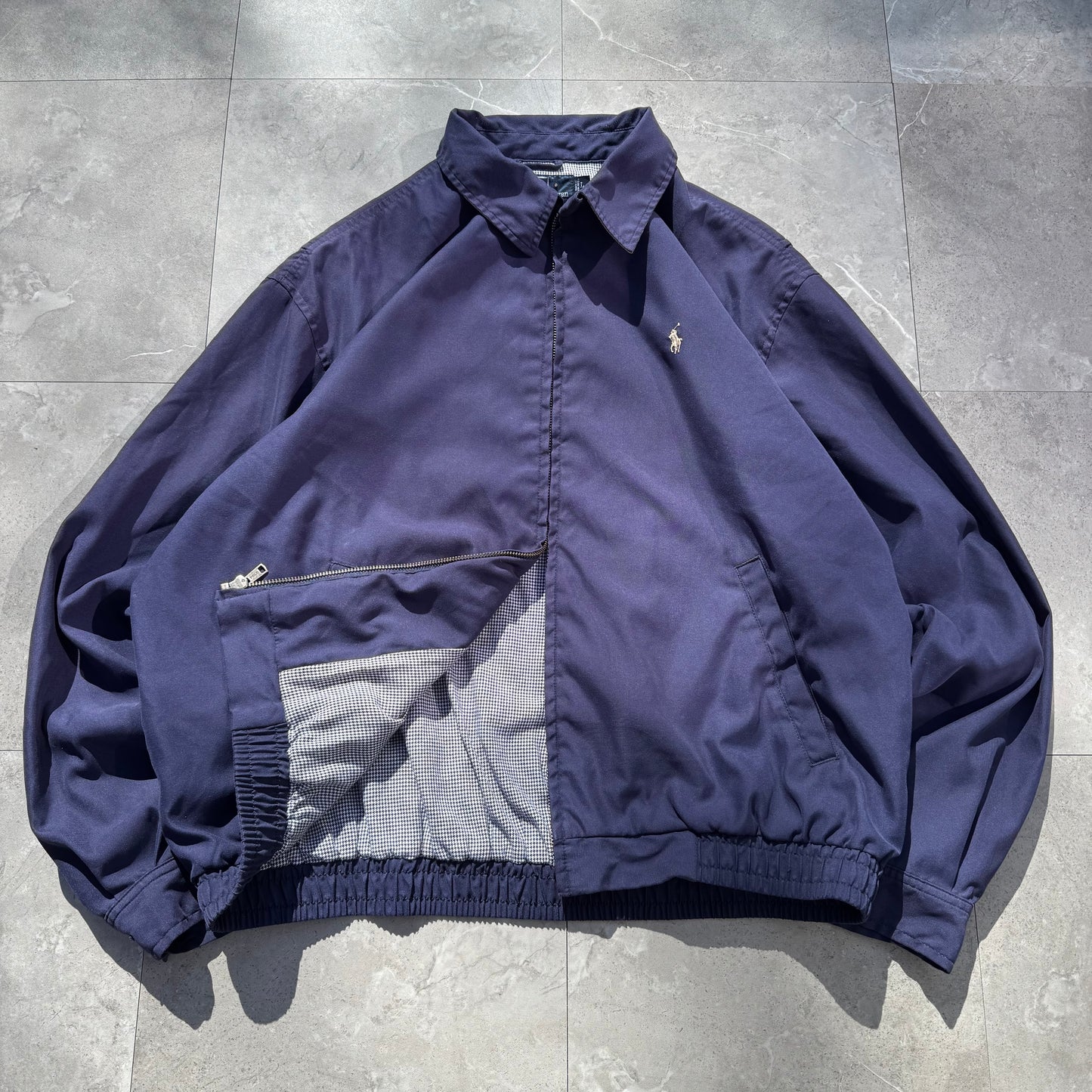 Ralph Lauren Navy Lined Swing Top Jacket