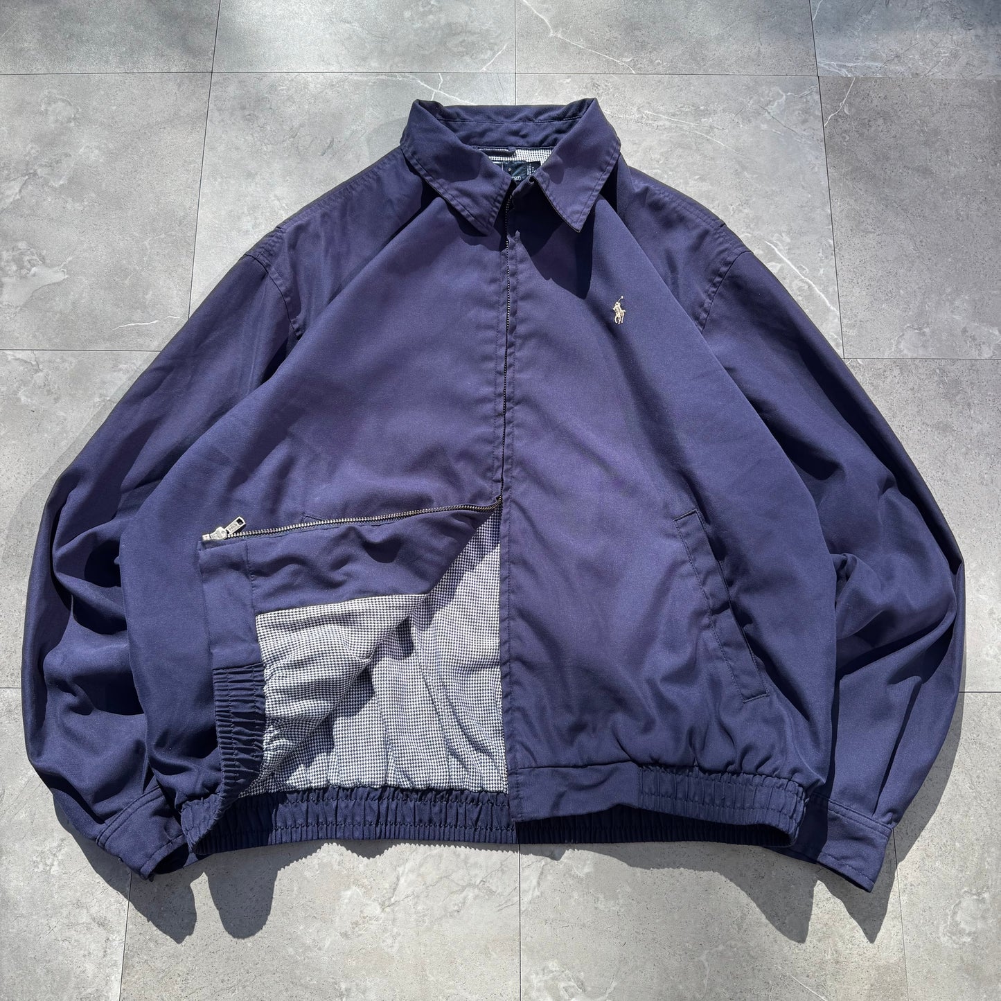 Ralph Lauren Navy Lined Swing Top Jacket KiiChain Clothing