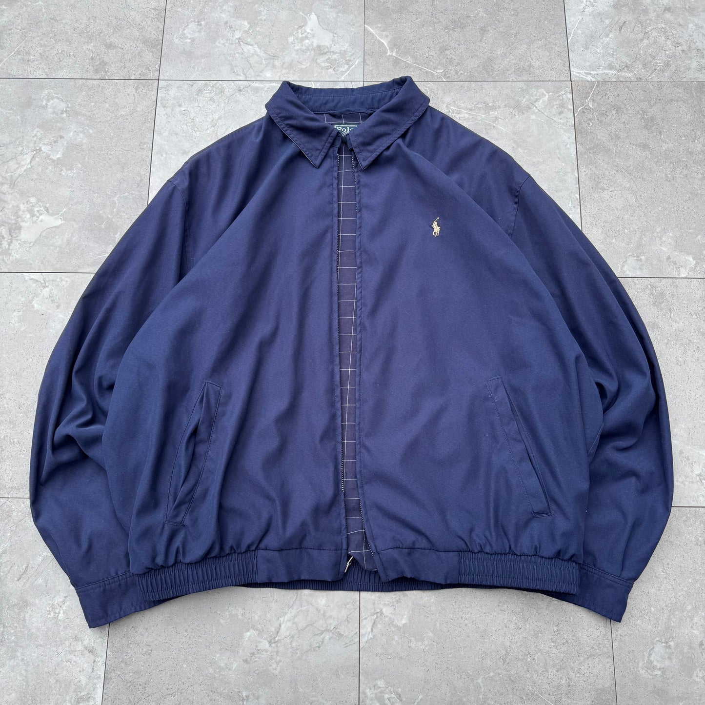 00s Polo by Ralph Lauren Navy Swing Top Jacket KiiChain Clothing