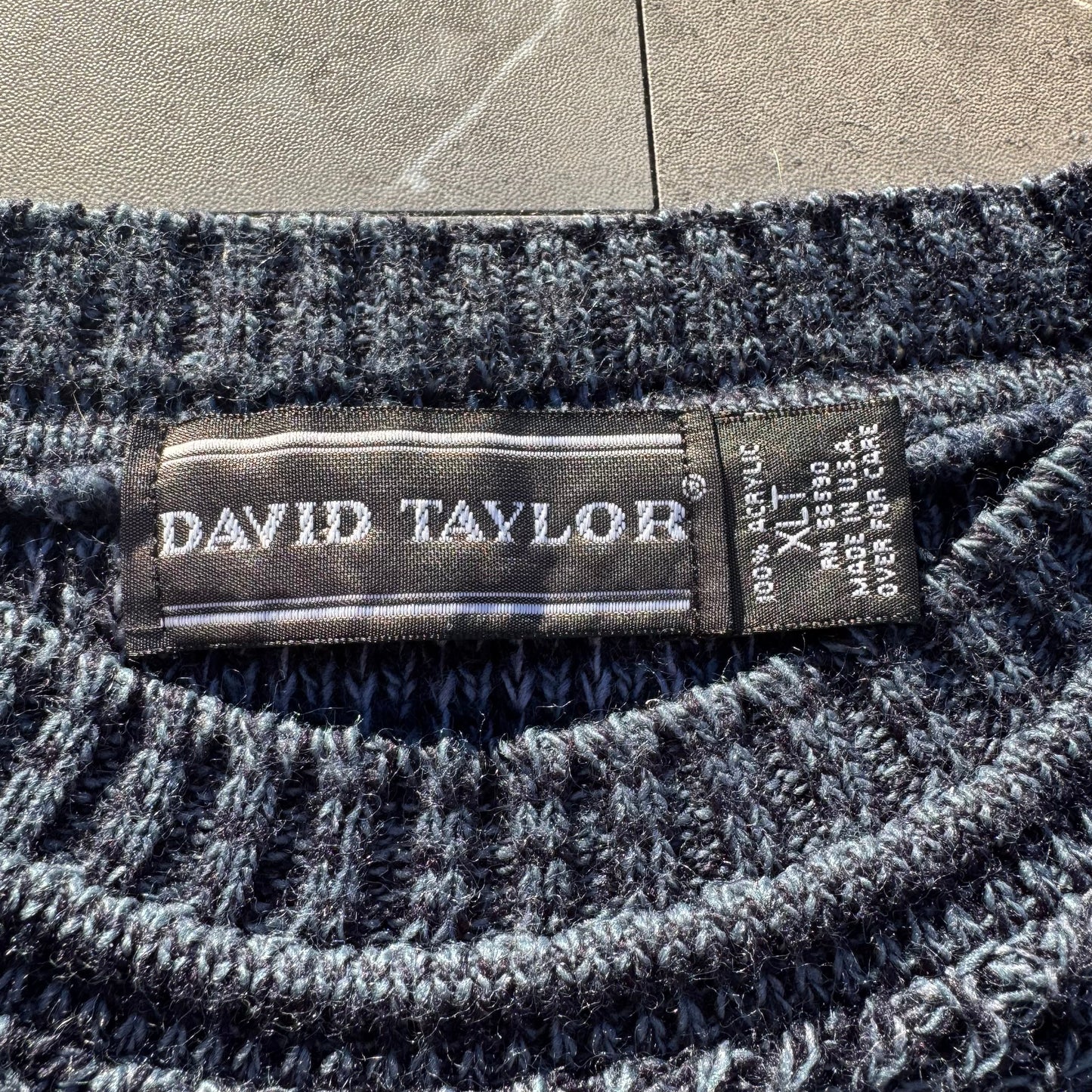 90s David Taylor Made in USA Acrylic Knit KiiChain Clothing