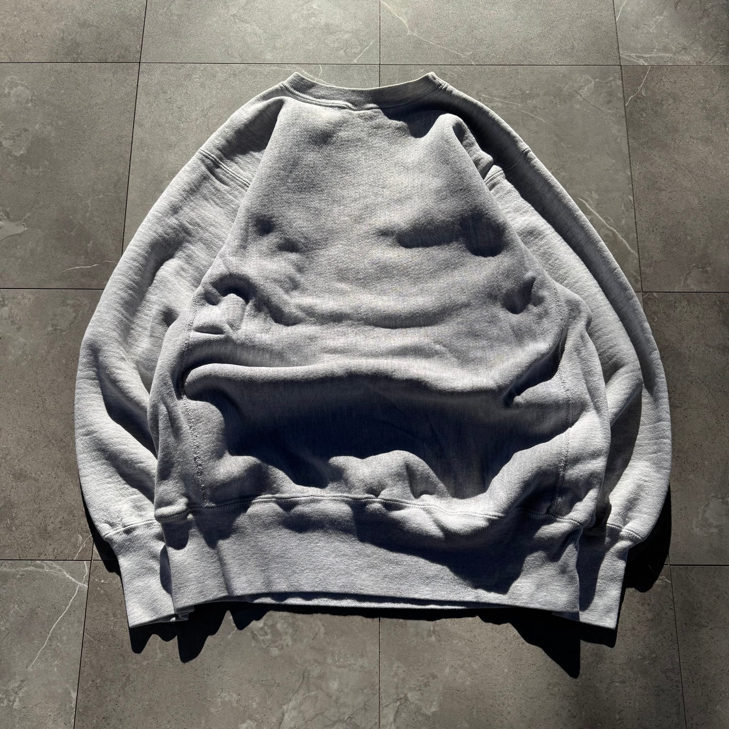 90s Champion Reverse Weave Made in USA Navy Logo Sweatshirt
