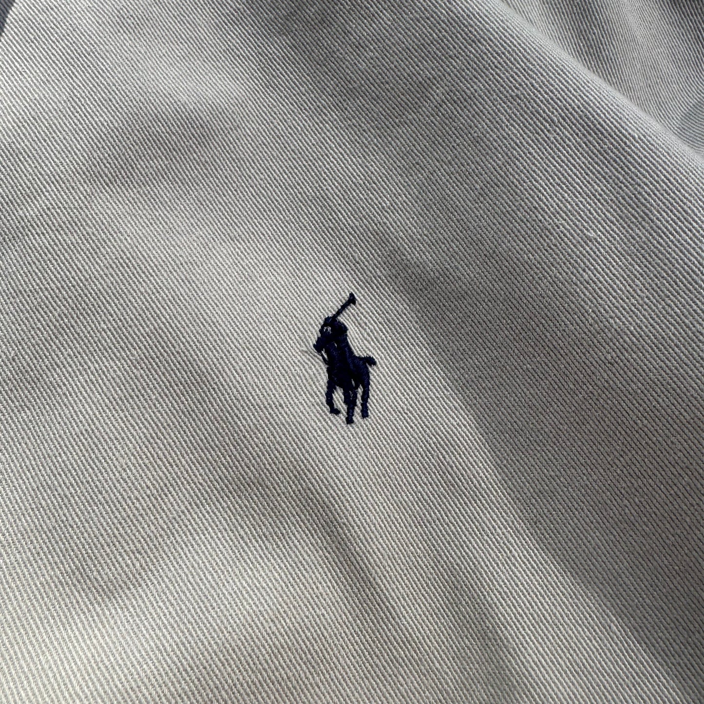 90s Polo by Ralph Lauren Cotton Made in USA Cream Swing Top Jacket KiiChain Clothing