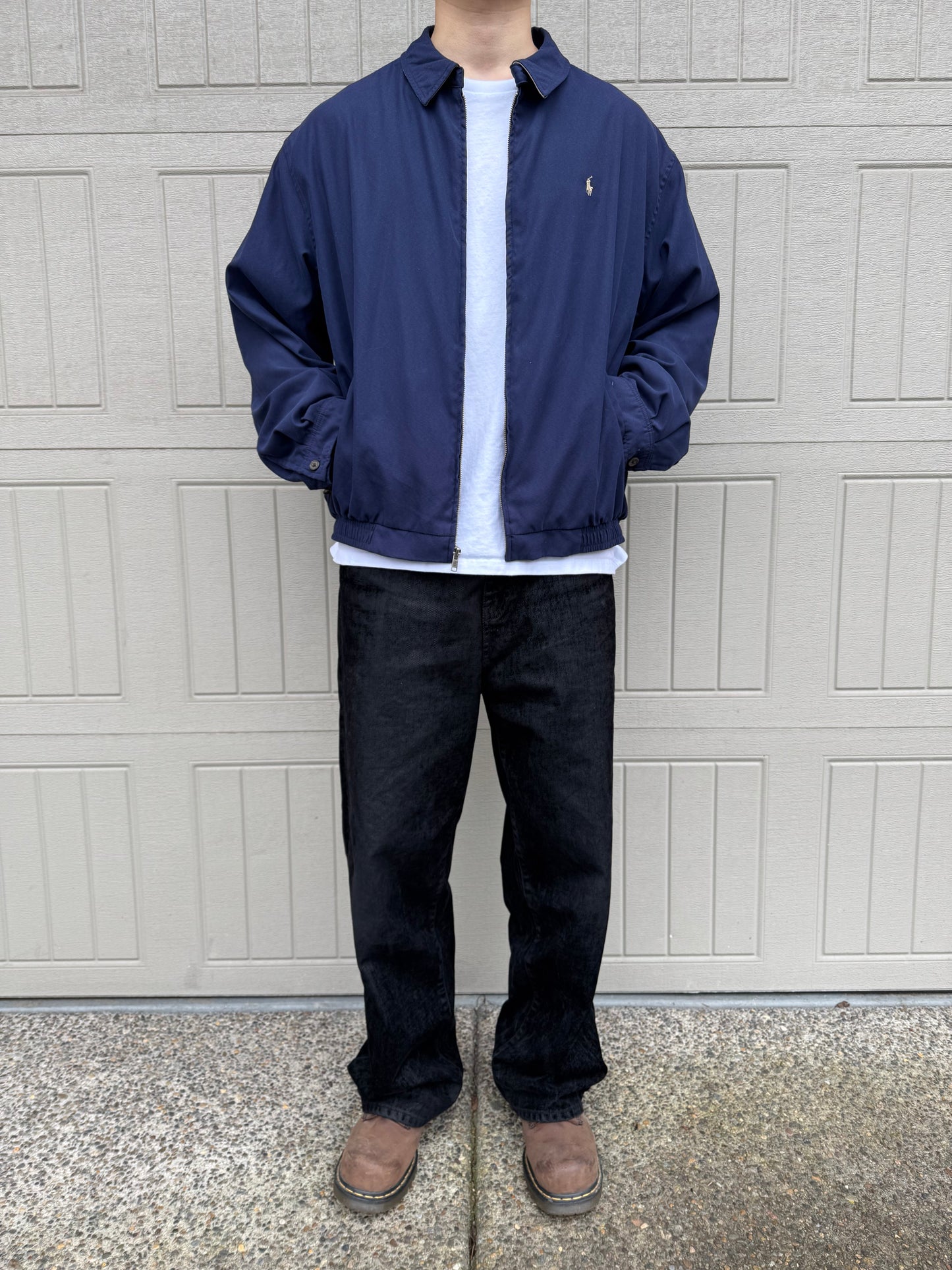00s Polo by Ralph Lauren Navy Swing Top Jacket KiiChain Clothing