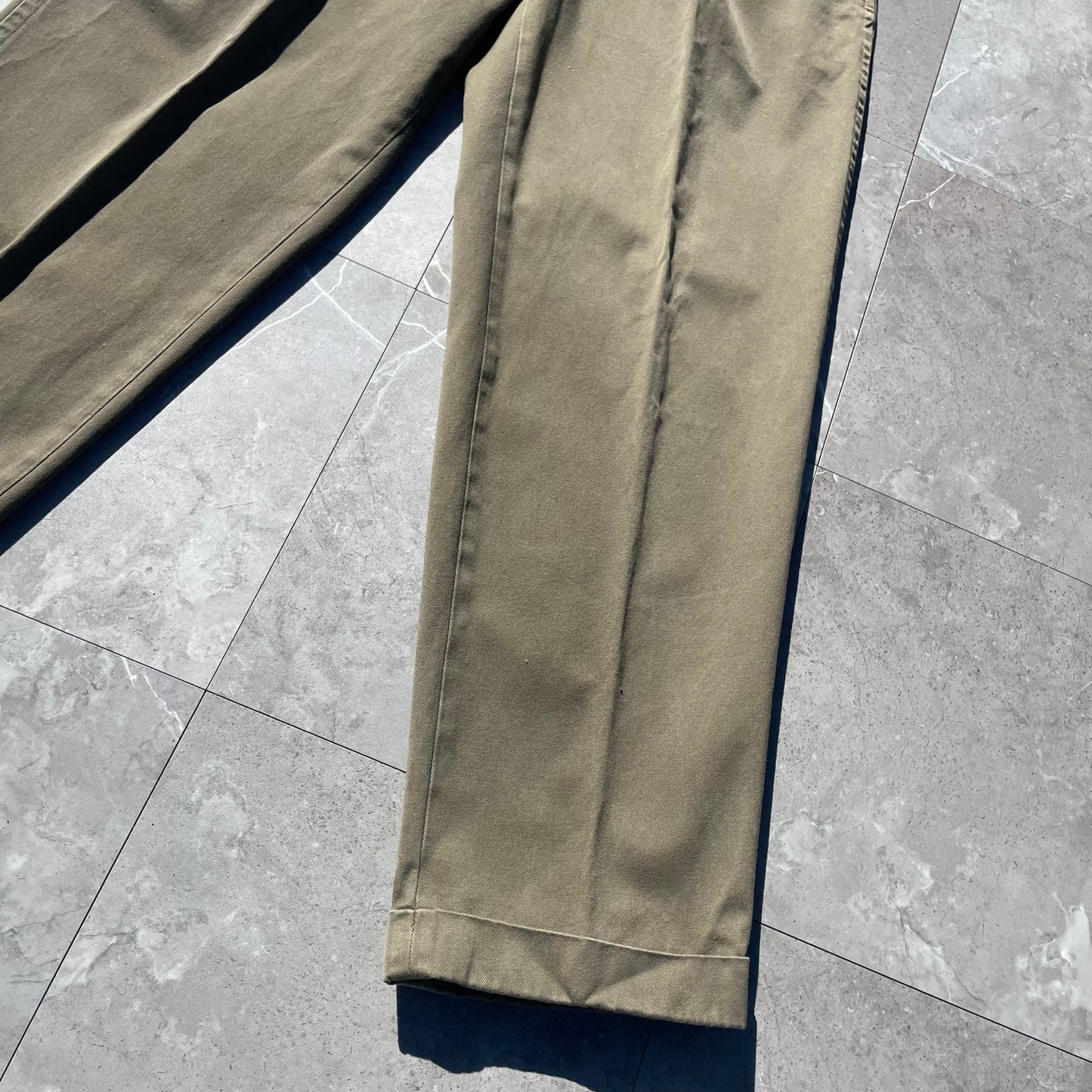 90s Nautica Spinnaker Brown Chino Pants 33x32 KiiChain Clothing