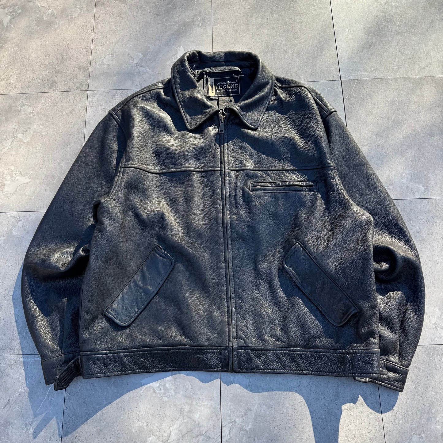 90s-00s Eddie Bauer Legend Leather Jacket KiiChain Clothing