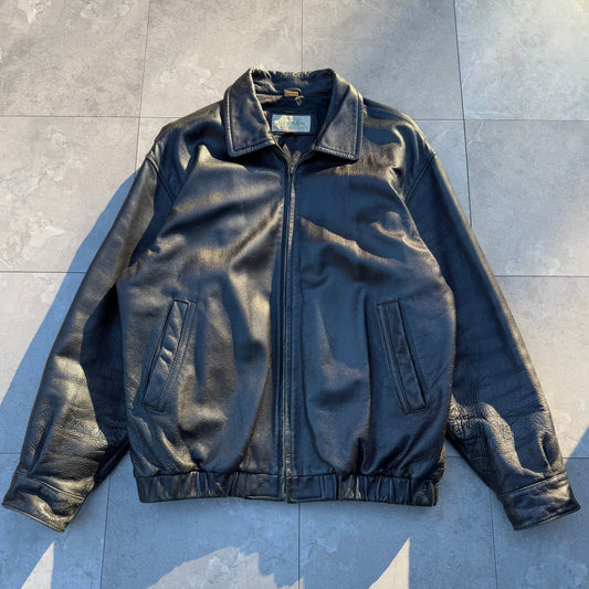 90s St John's Bay Leather Jacket KiiChain Clothing