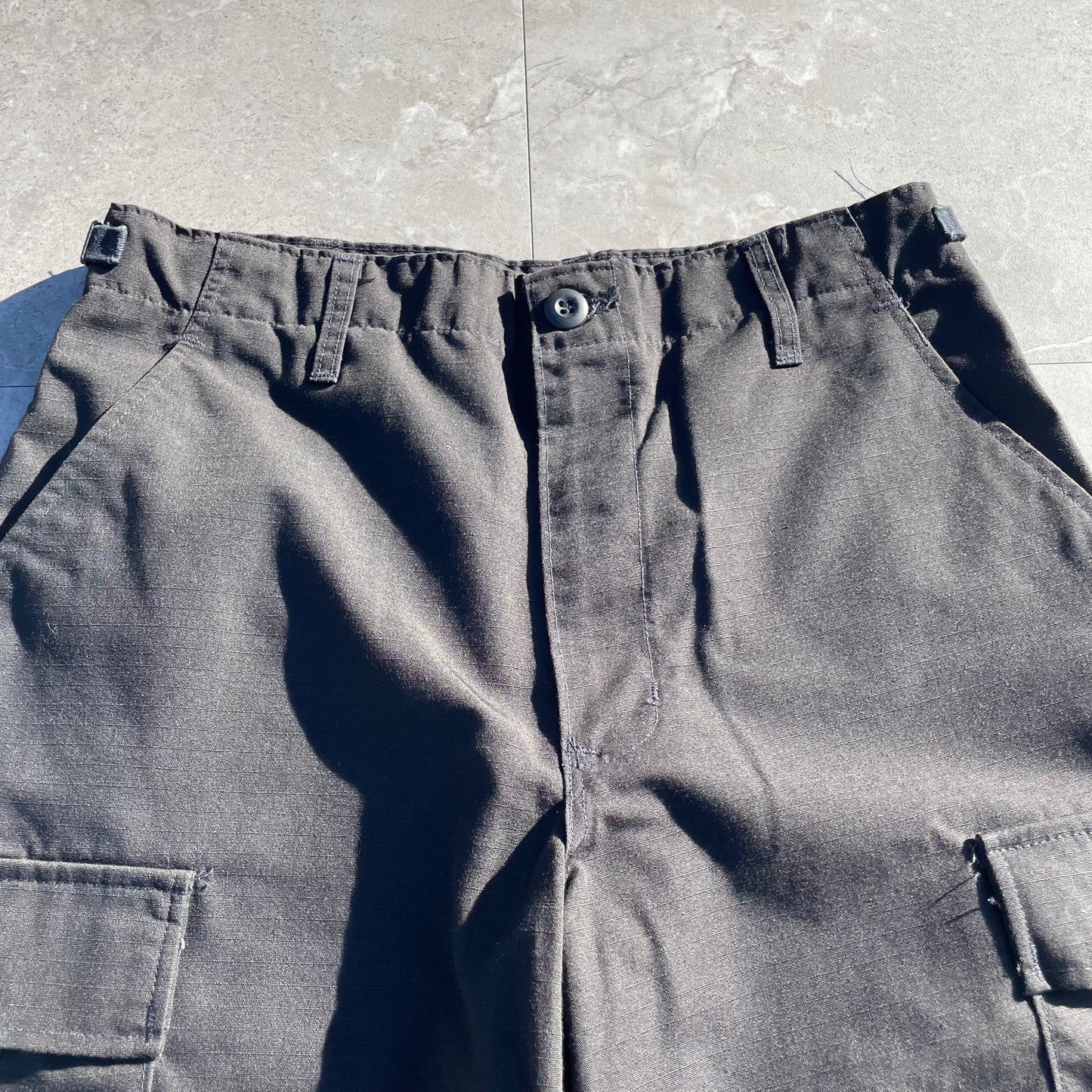 00s Propper Black Rip-Stop Cargo Military Pants Size S/R KiiChain Clothing