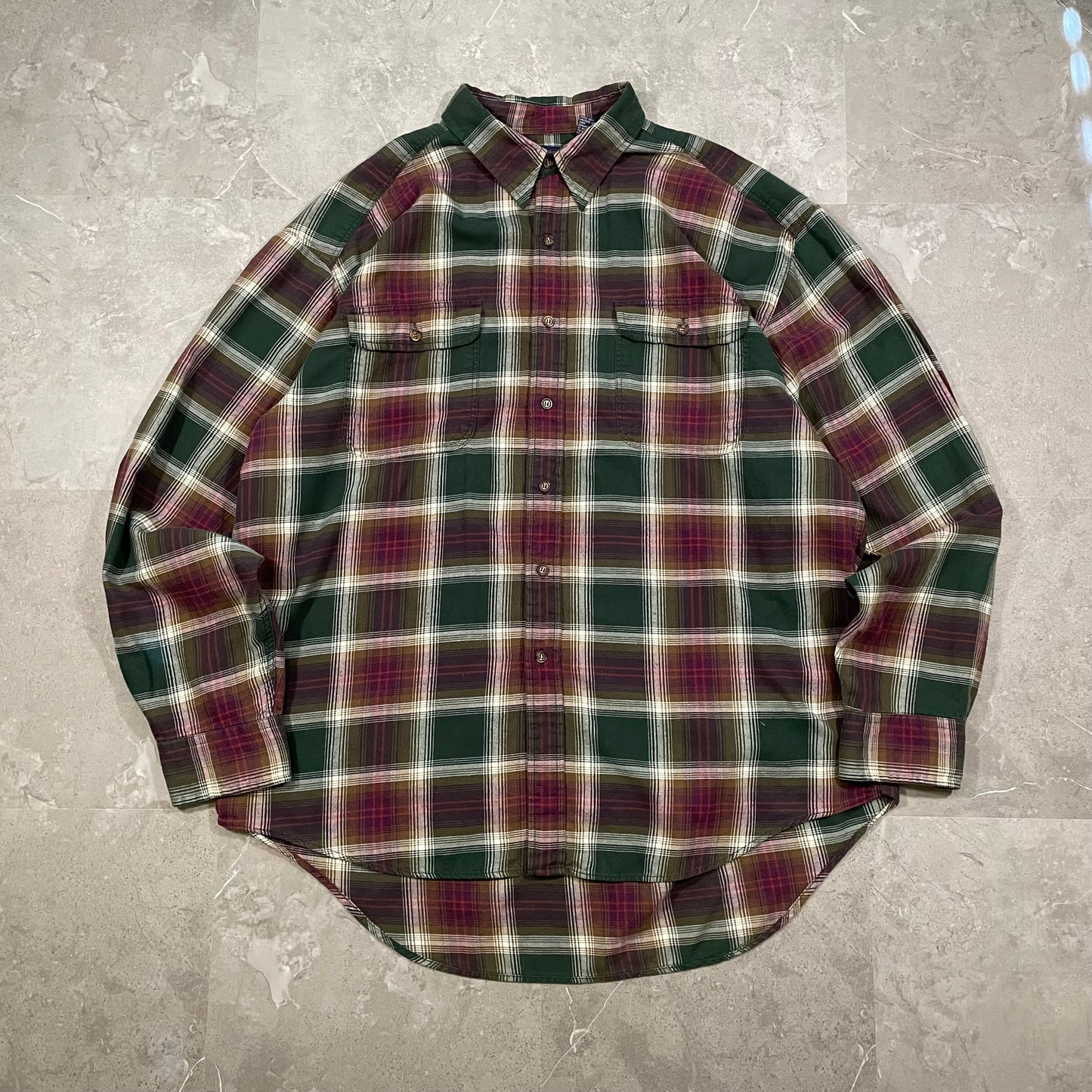 90s Old Gap Checkered Flannel Shirt KiiChain Clothing