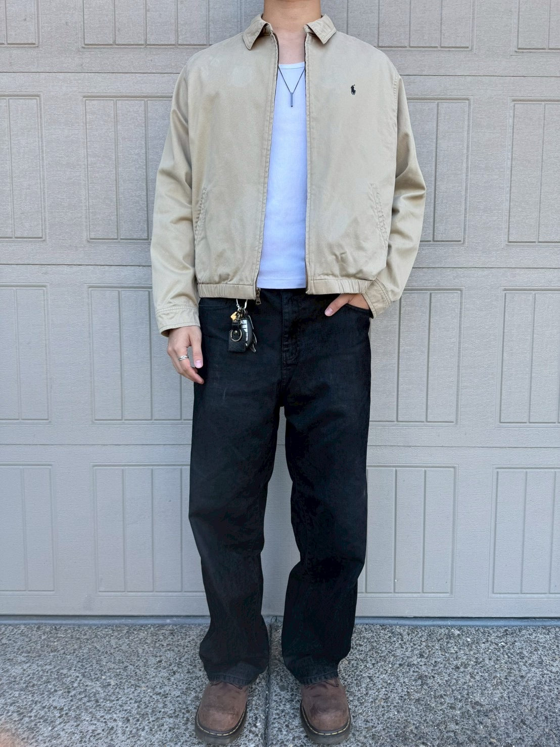 00s Ralph Lauren Beige Swing Top Jacket