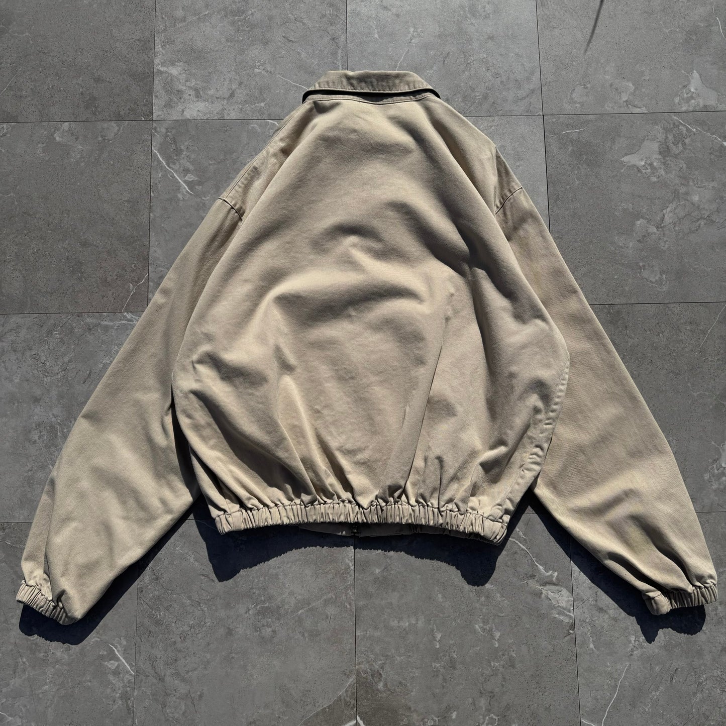 80s Ralph Lauren Made in USA Beige Swing Top Jacket KiiChain Clothing
