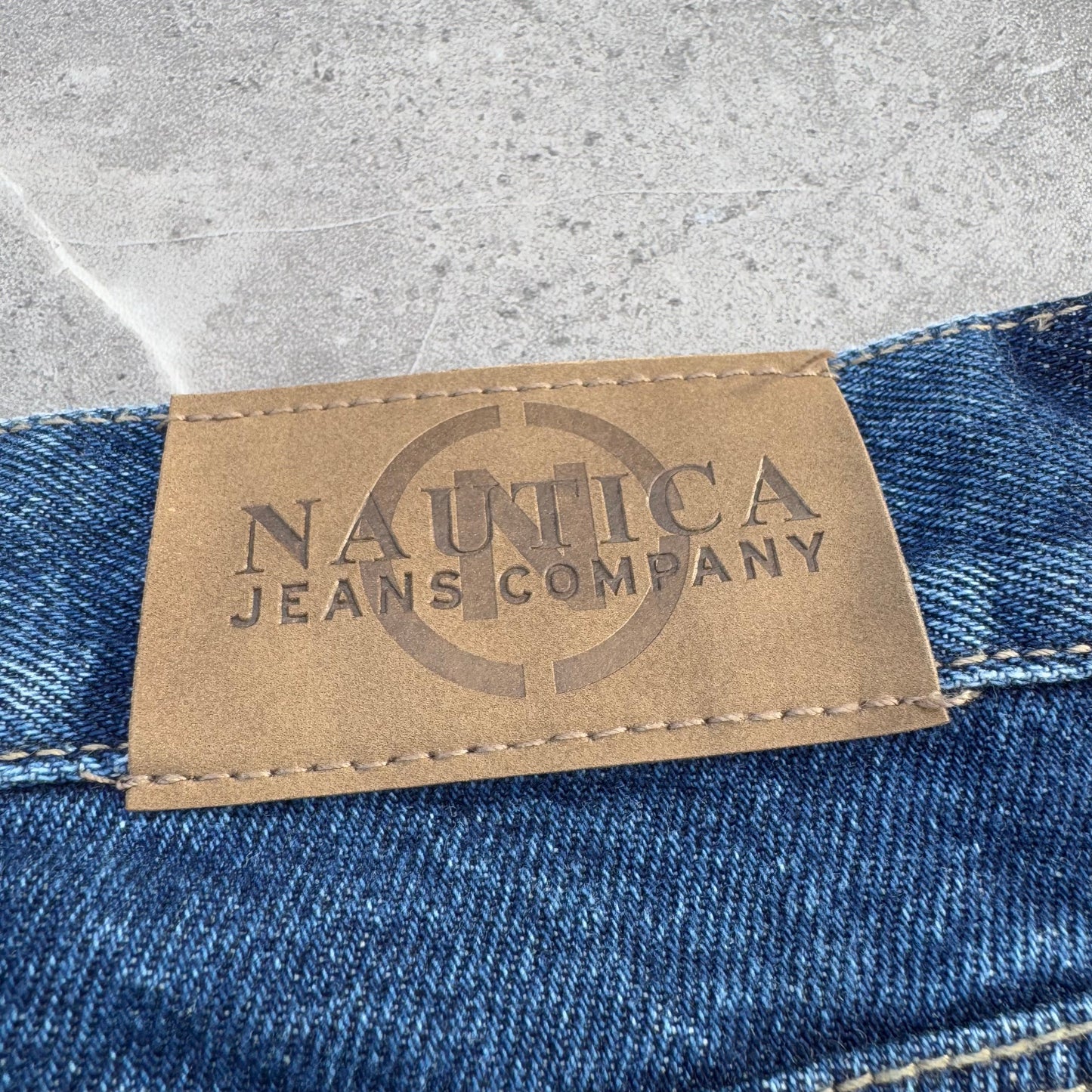00s Nautica Jeans Wide Fit Carpenter Denim Size 12 KiiChain Clothing