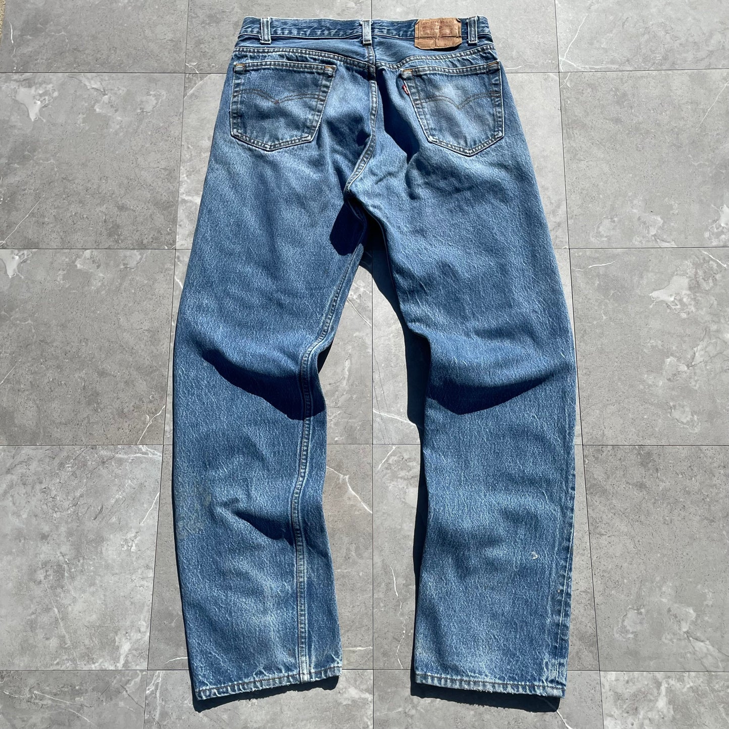 90s Levi's 501xx Made in USA Denim 35x36 KiiChain Clothing
