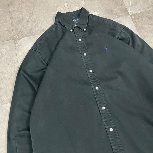 90s Ralph Lauren Blake Black Shirt KiiChain Clothing