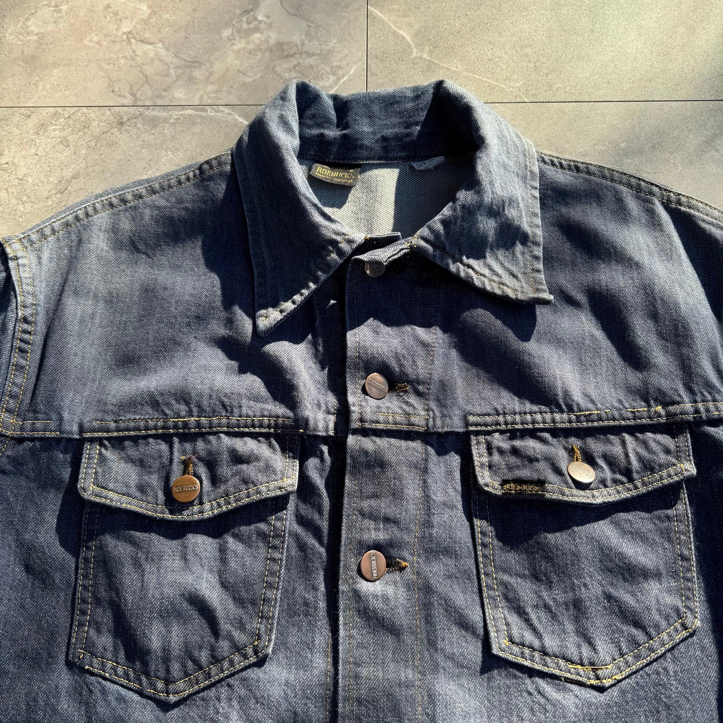 70s-80s Roebucks Sears Denim Jacket KiiChain Clothing