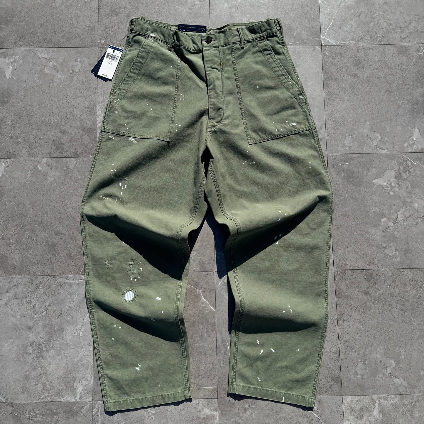 00s Ralph Lauren Dead-Stock Painter Baker Pants 32x32 KiiChain Clothing