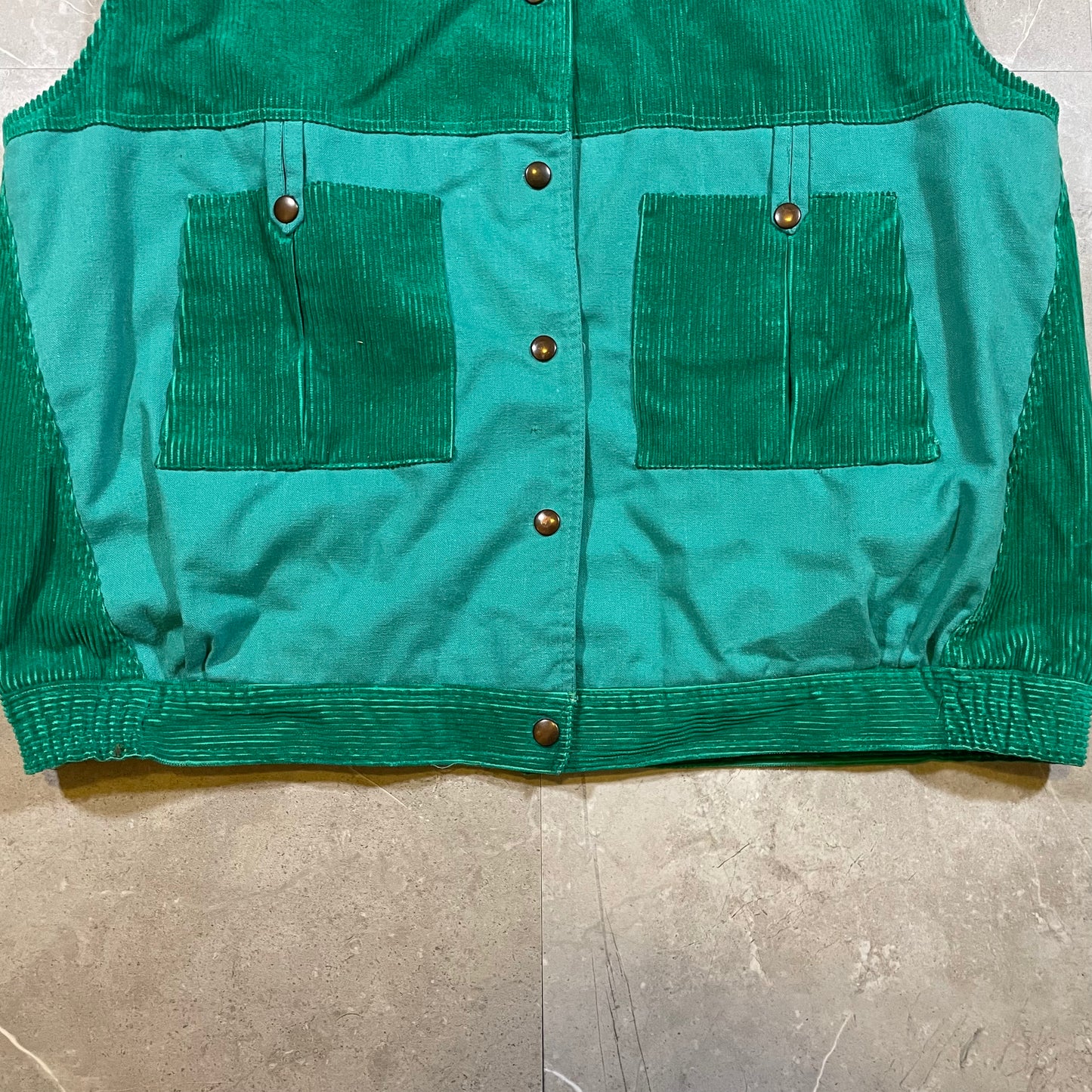 90s Unknown Hand Crafted Corduroy Tech Vest