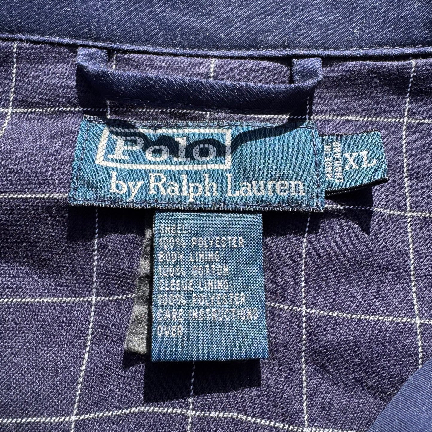 90s Ralph Lauren Navy Swing Top Jacket KiiChain Clothing