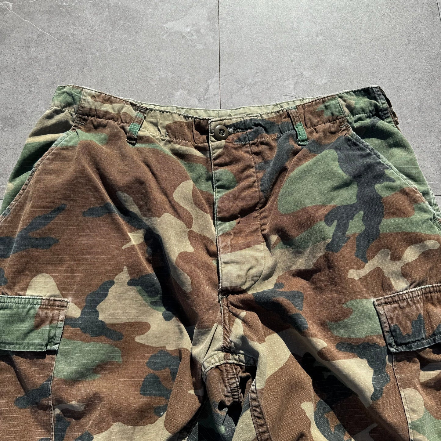 80s US Army 1988 Woodland Camouflage Military Pants KiiChain Clothing