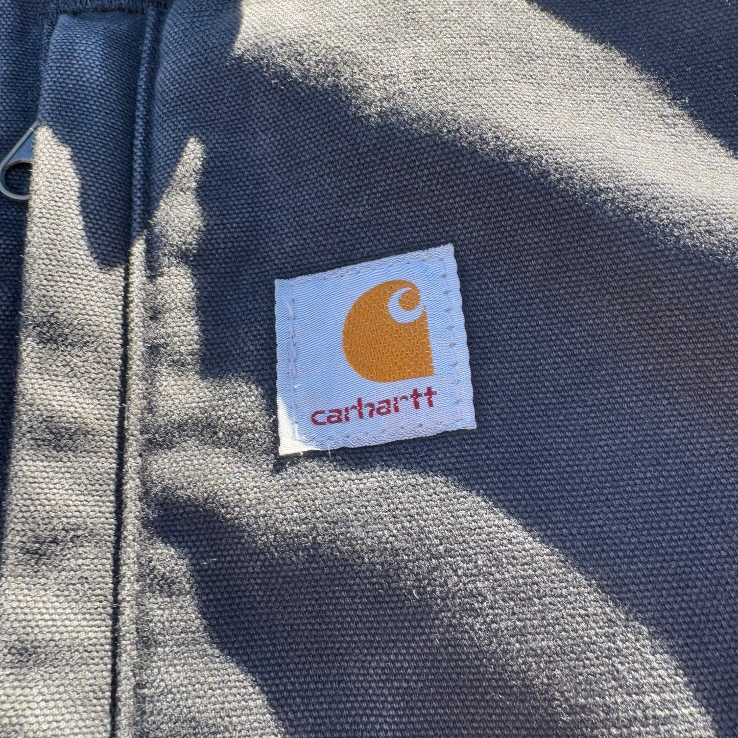 00s Carhartt Conti Faded Black Work Jacket KiiChain Clothing