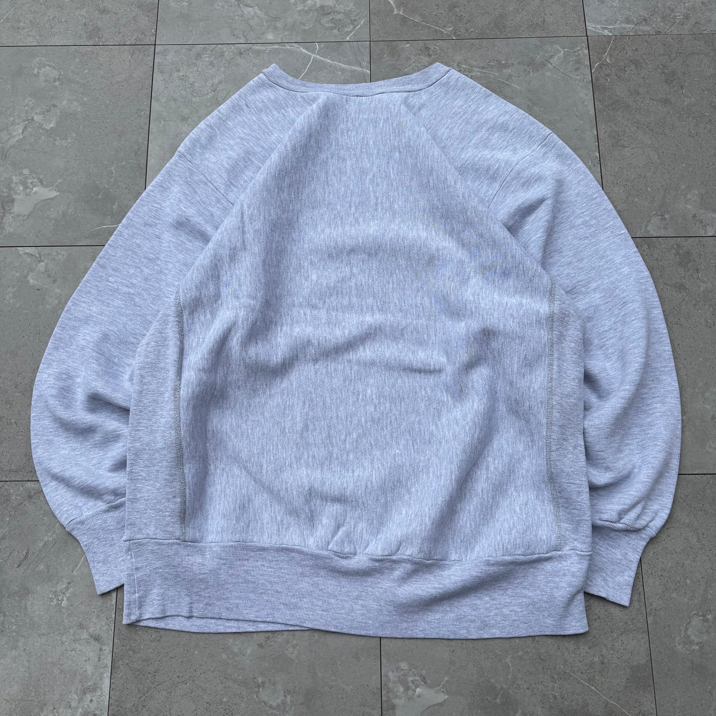 80s Champion Made in USA Gray Reverse Weave No Logo Sweatshirt