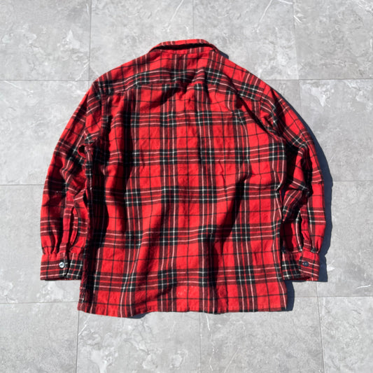 70s JCPenney Made in USA Padded Checkered Shirt KiiChain Clothing