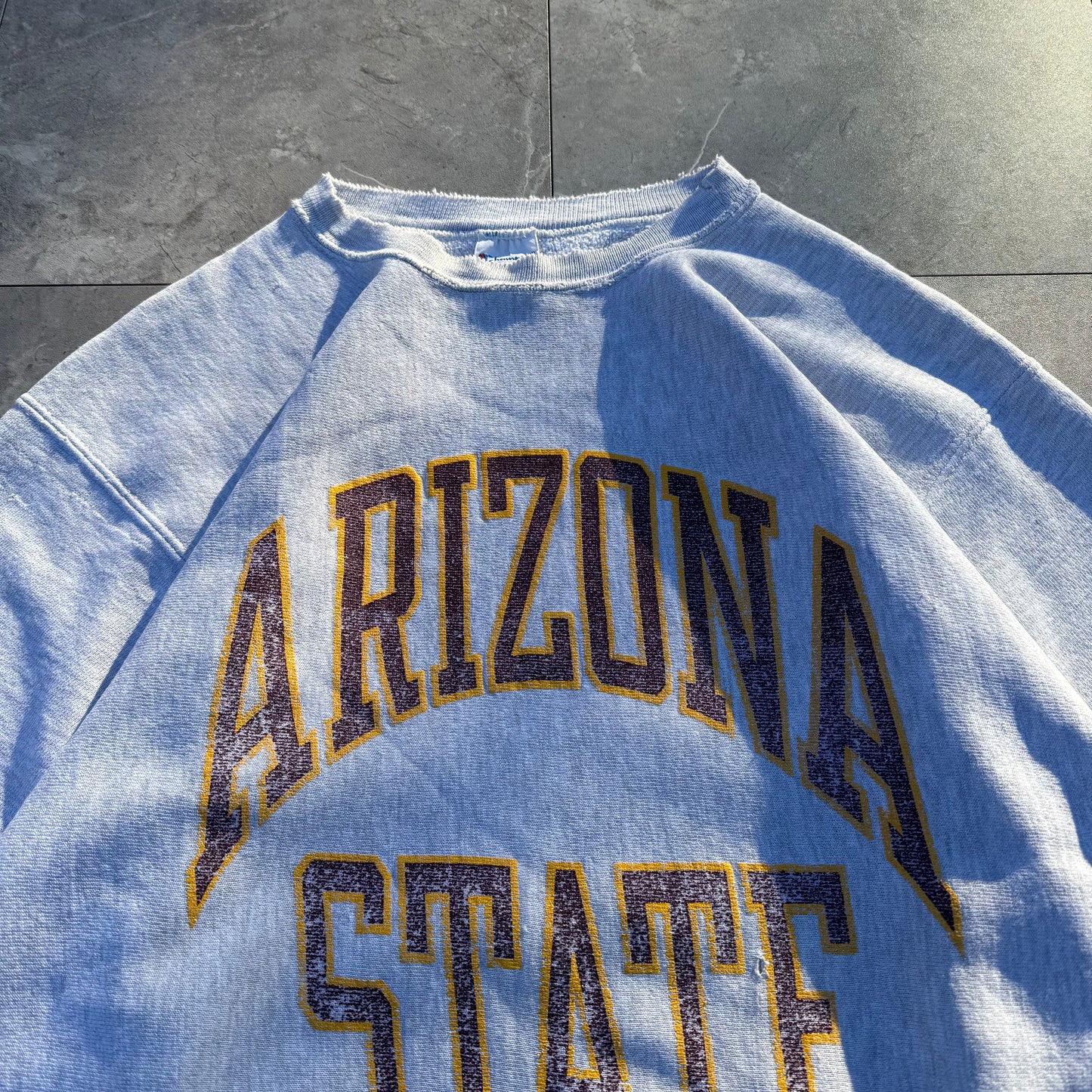90s Champion Reverse Weave Arizona State University Made in USA College Spell-Out Sweatshirt