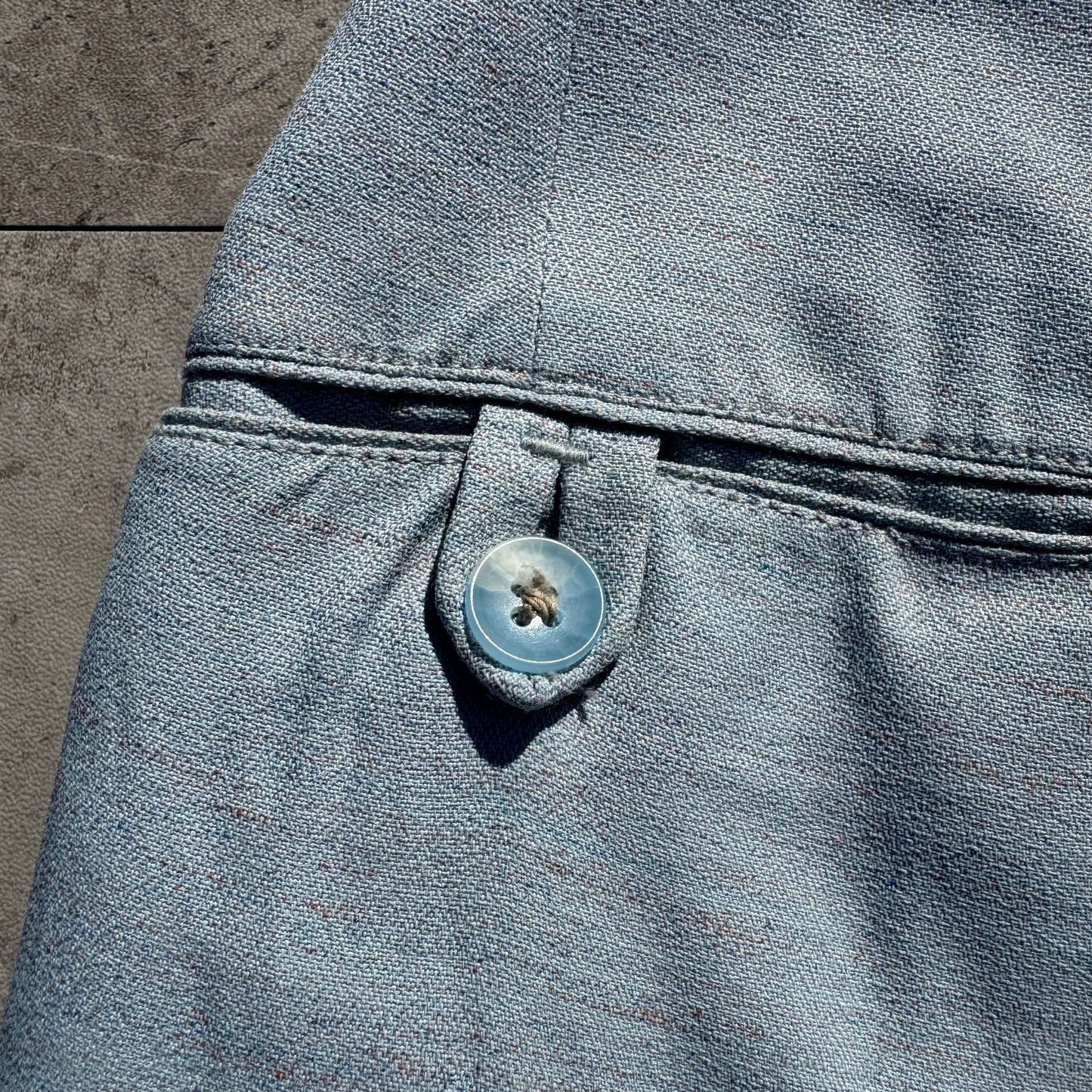 40s Unknown Light Blue Gabardine Slacks KiiChain Clothing