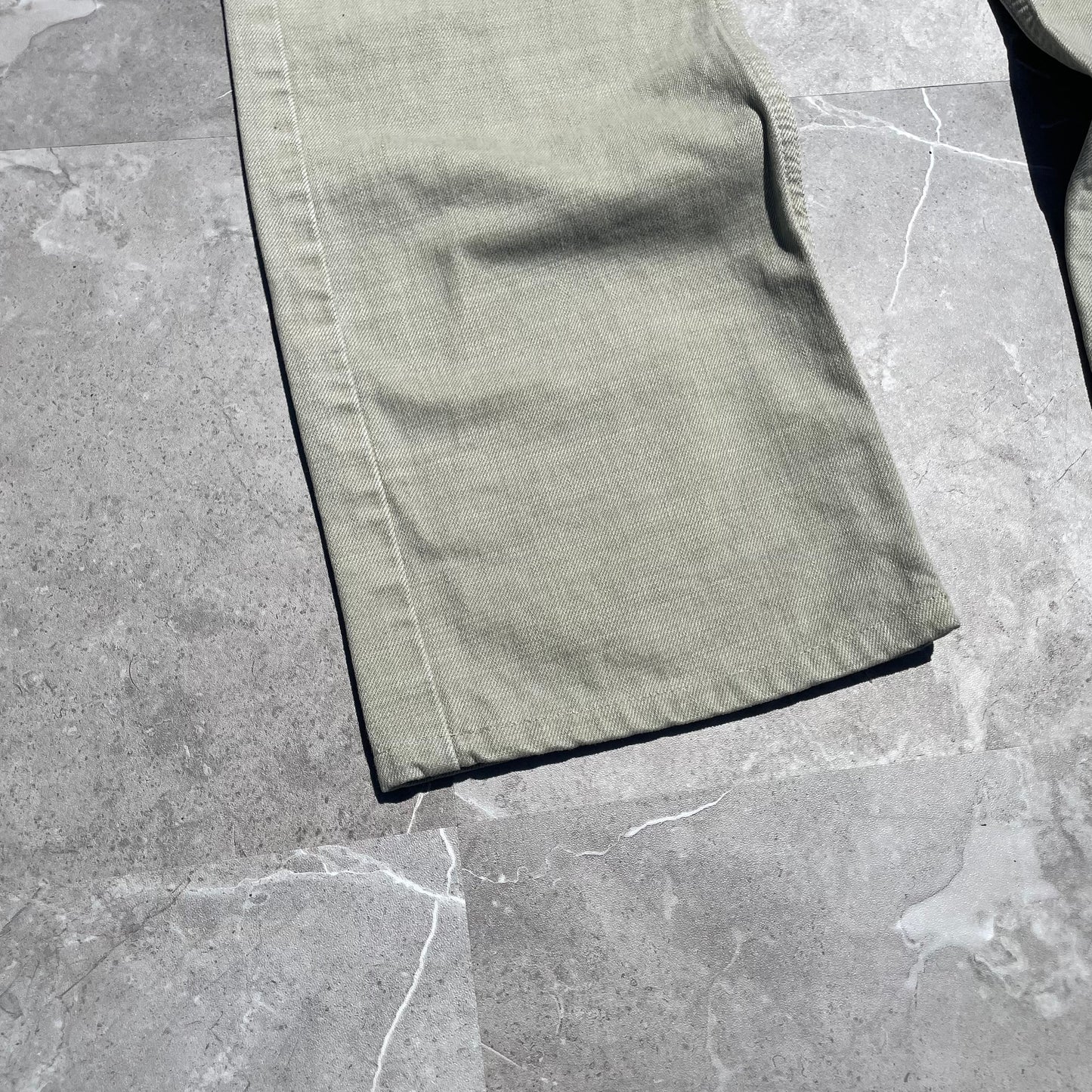 00s Levi’s 505 Light Green Denim 33x30 KiiChain Clothing