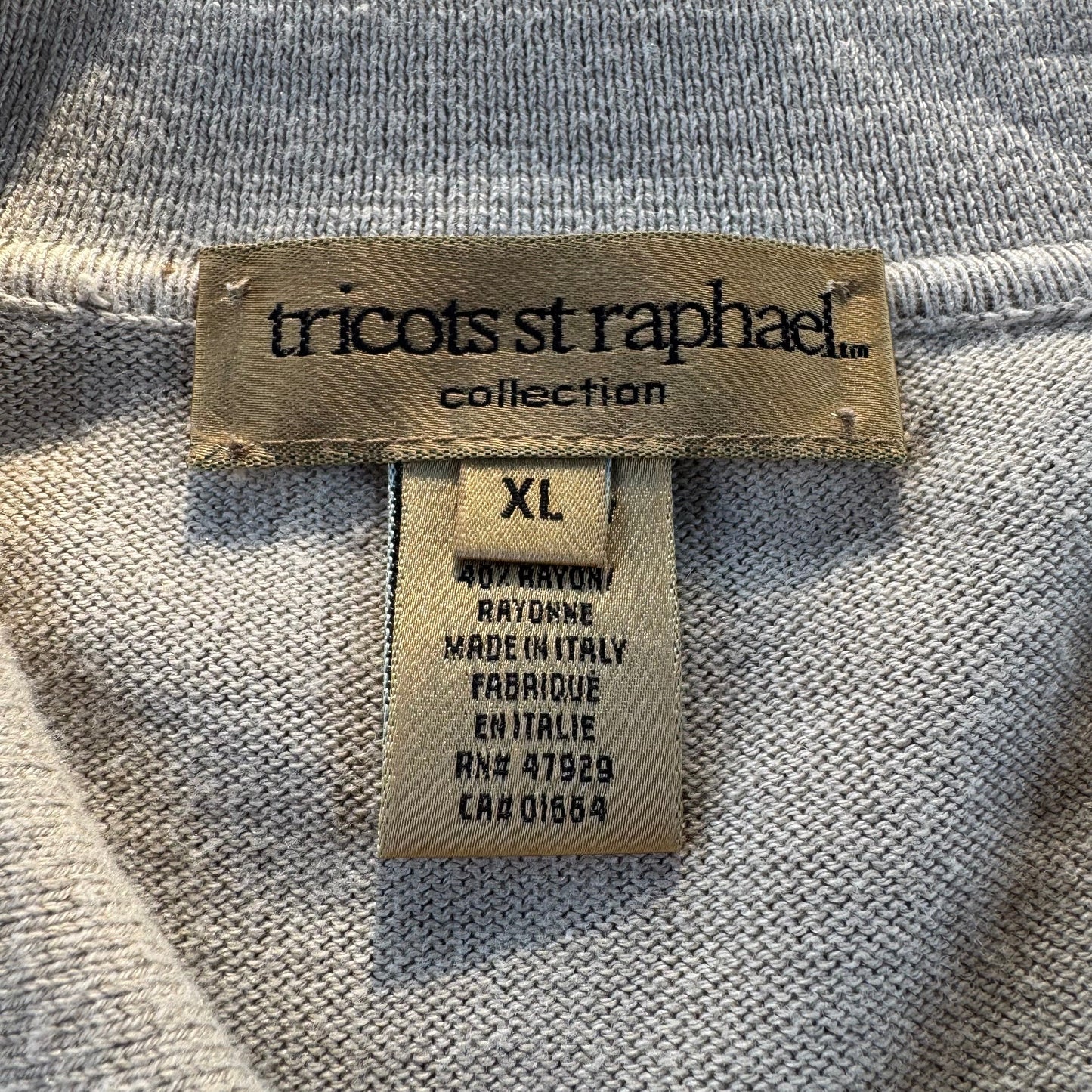 90s Tricots St Raphael Made in Italy Knit Polo KiiChain Clothing
