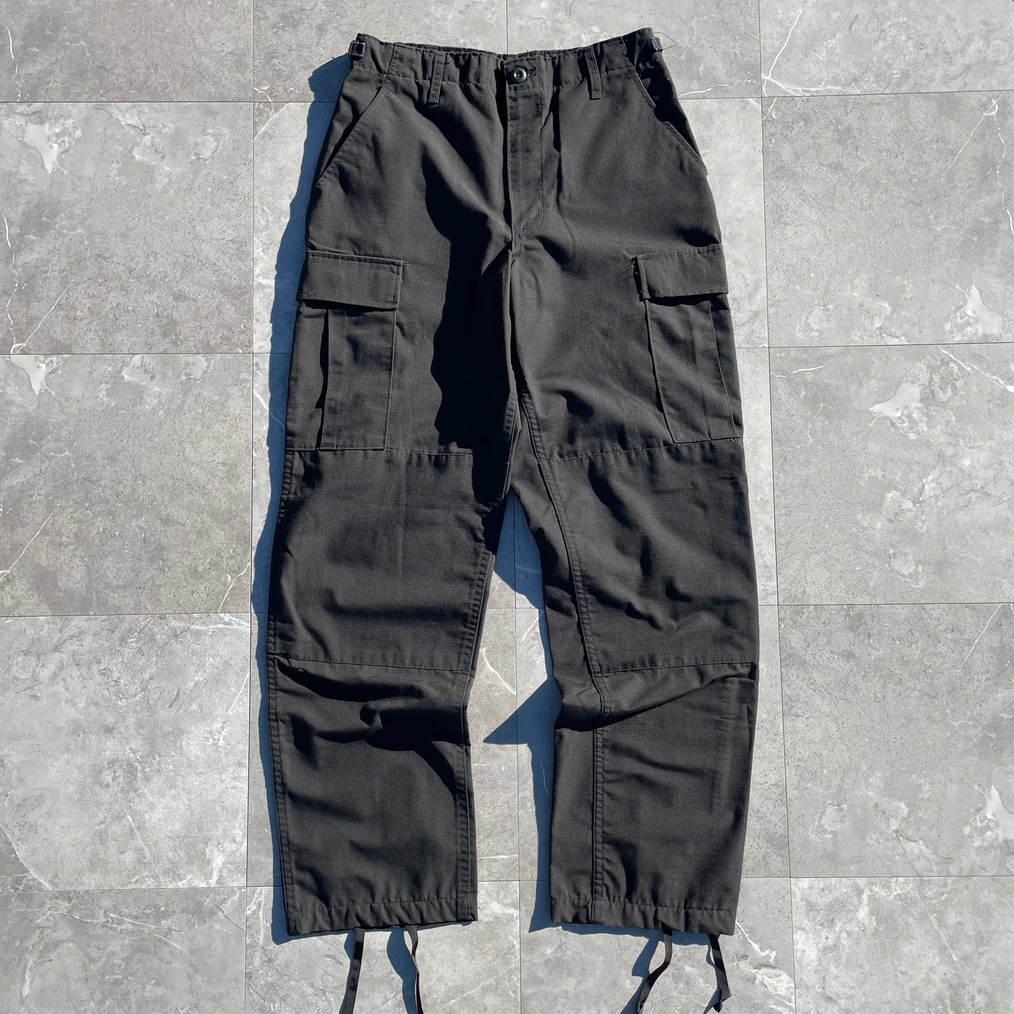 00s Propper Black Rip-Stop Cargo Military Pants Size S/R KiiChain Clothing