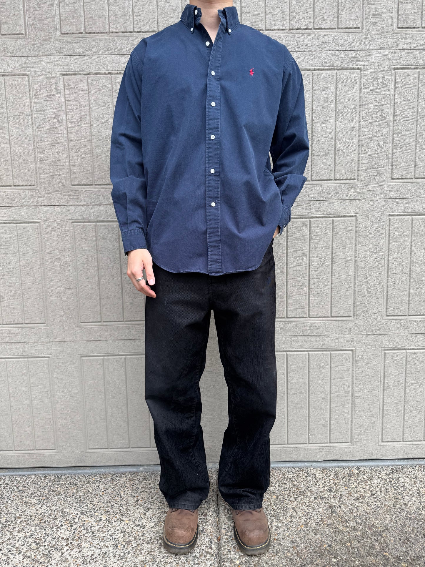 00s Ralph Lauren “Blaire” Navy Button Down Shirt