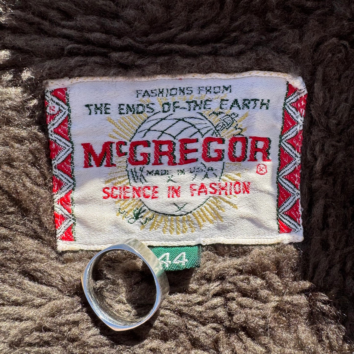 50s-60s McGregor Made in USA Pile Lined Harrington Jacket KiiChain Clothing