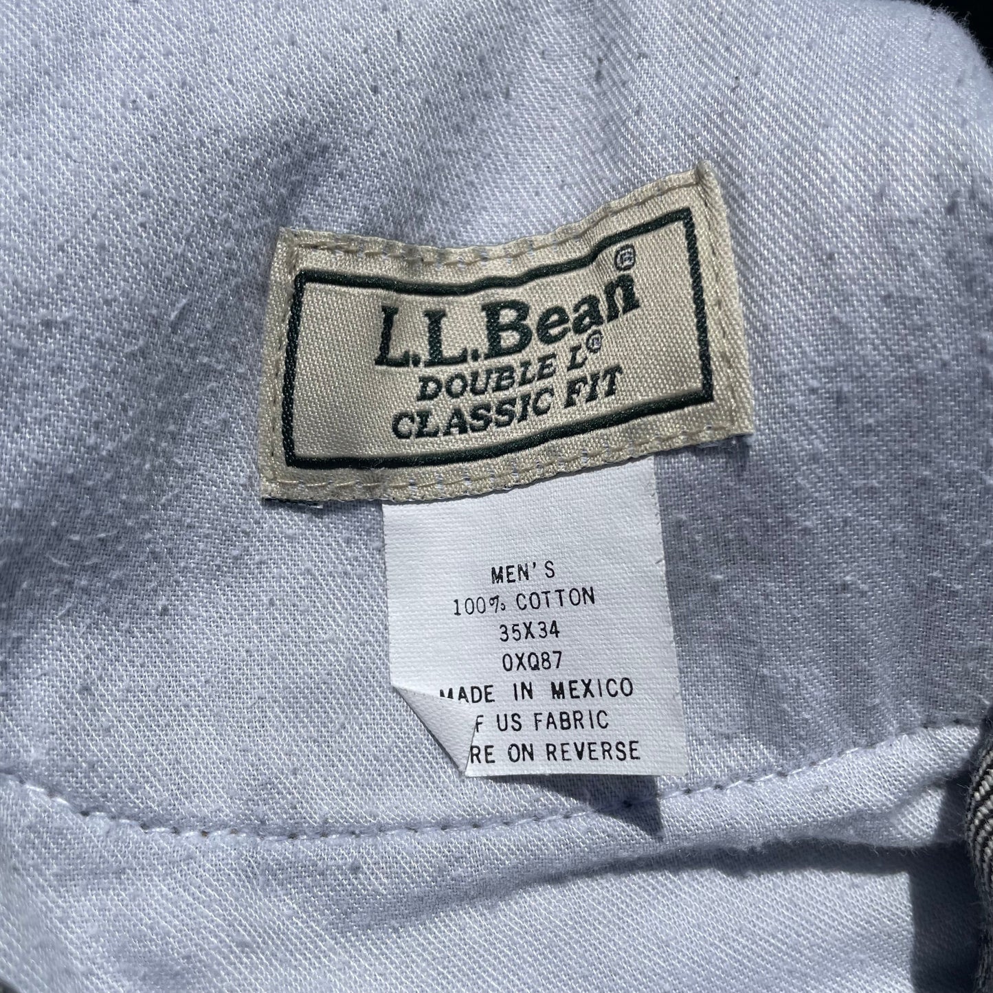 90s L.L. Bean Black Denim 35x34 KiiChain Clothing