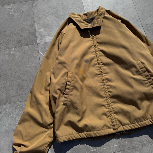 50s-60s McGregor Made in USA Pile Lined Harrington Jacket KiiChain Clothing