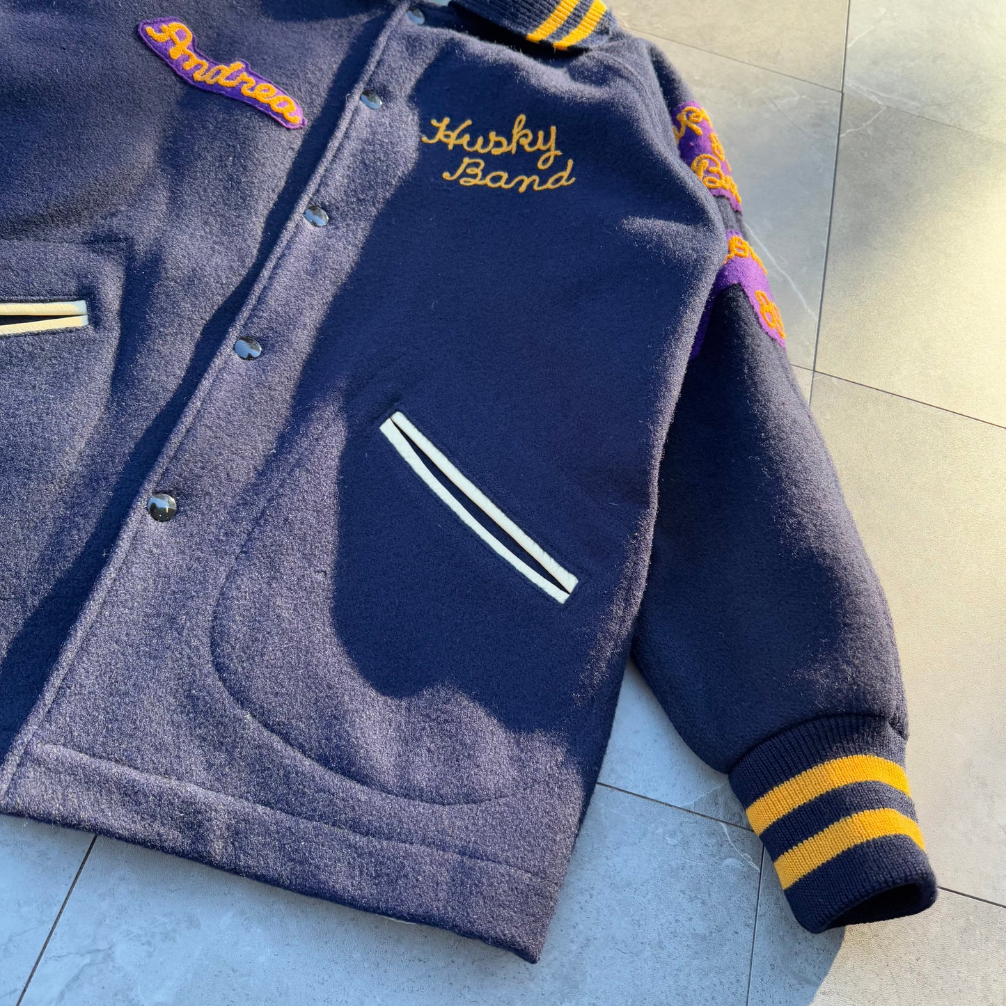 80s University of Washington Huskies Made in USA Wool Varsity Jacket KiiChain Clothing