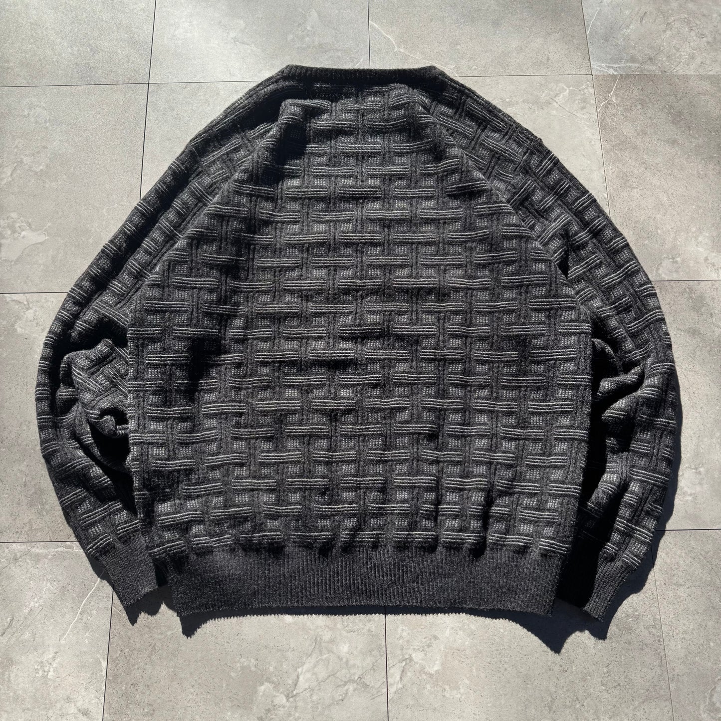 90s Mino Milano Made in Italy Wool-Acrylic Design Knit KiiChain Clothing