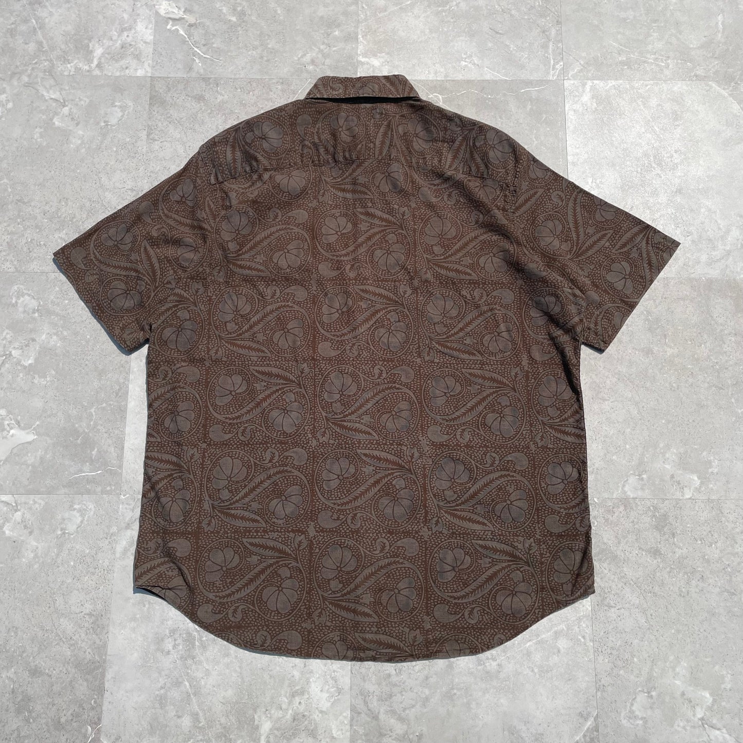 90s Ralph Lauren Military Style Paisley Shirt KiiChain Clothing