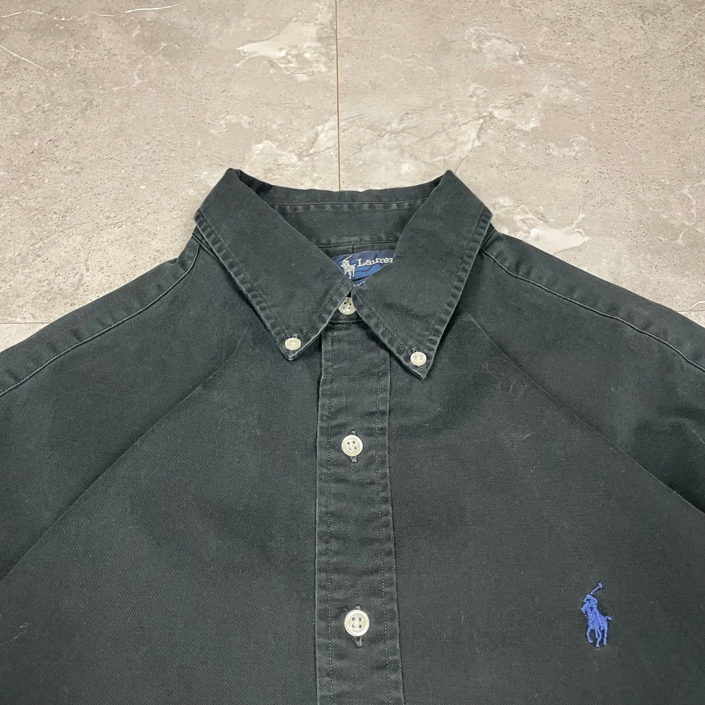 90s Ralph Lauren Blake Black Shirt KiiChain Clothing