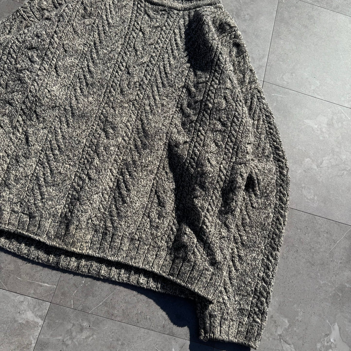 90s-00s Eddie Bauer Made in USA Wool-Blend Mock Neck Knitted Sweater KiiChain Clothing