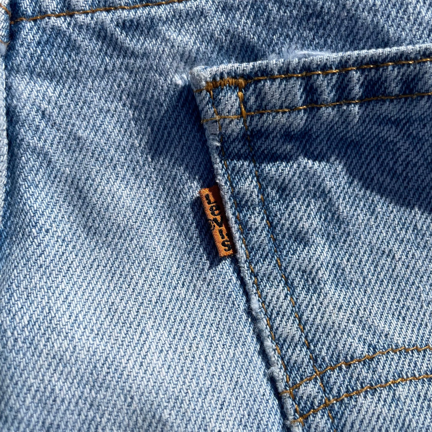 90s Levi's 505 Orange Tab Made in USA Denim 36x32 KiiChain Clothing