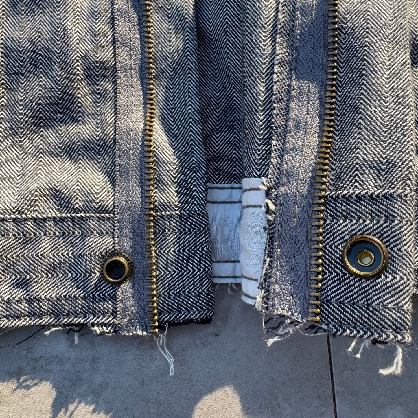 00s Key Herringbone Cropped Jacket KiiChain Clothing