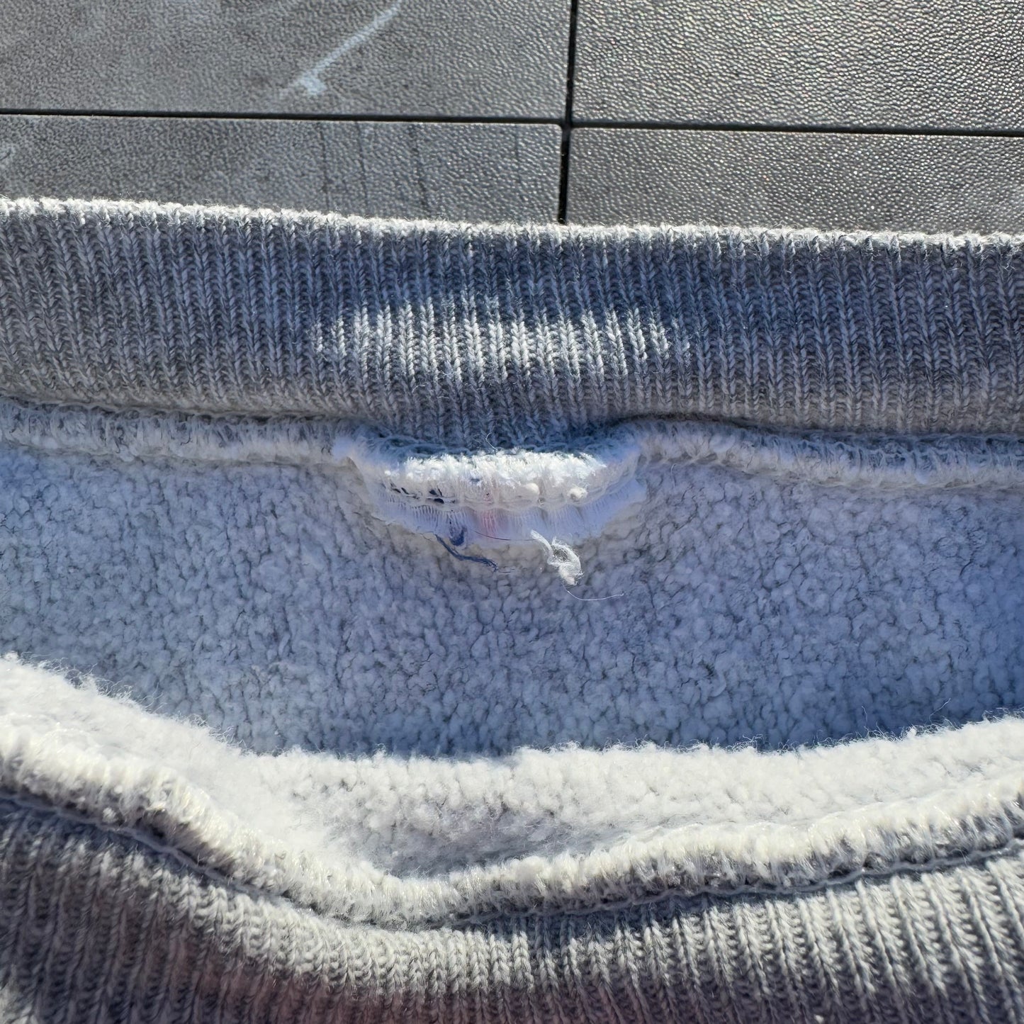 90s Champion Reverse Weave Gray Logo Sweatshirt