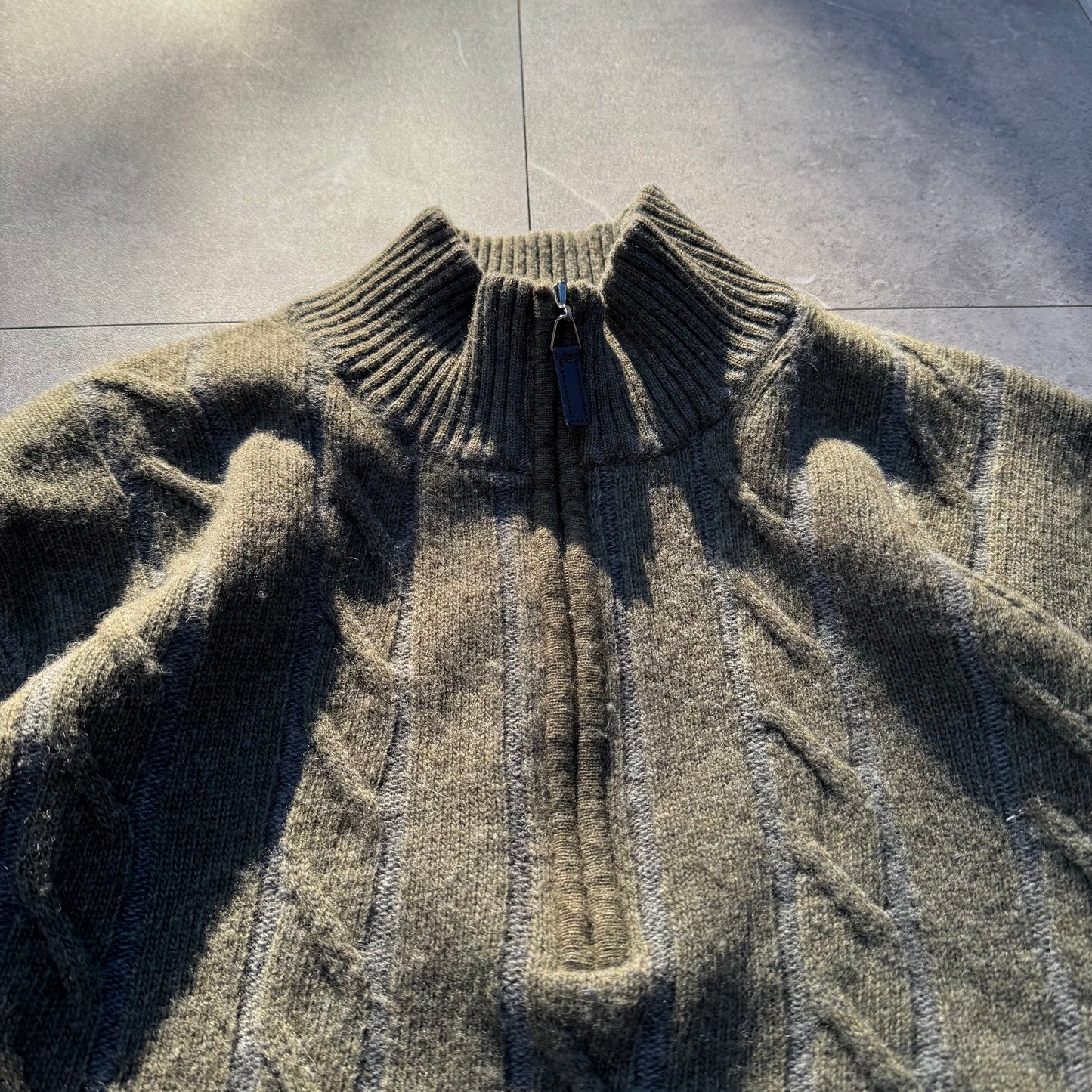 90s-00s Bugatchi Made in Italy Half-Zip Knit