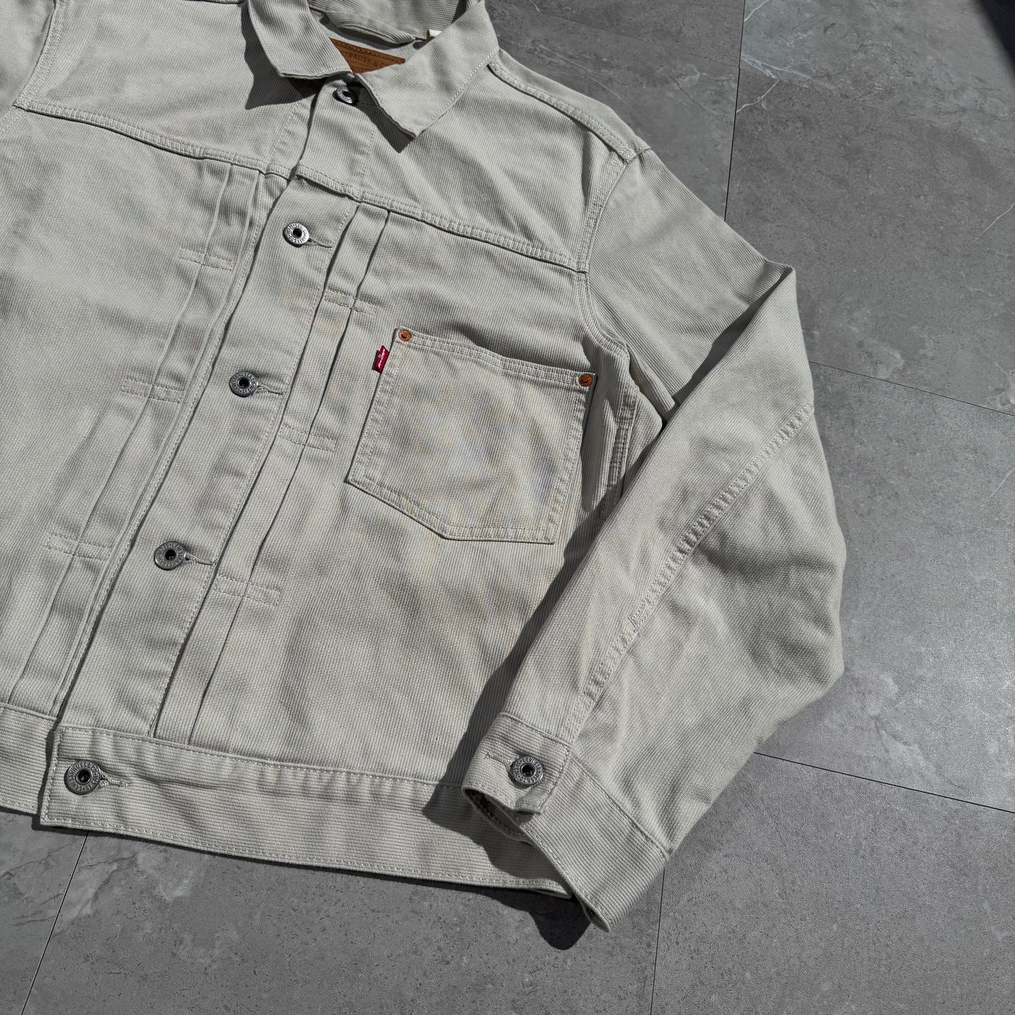 00s Levi's “First” Cream Type 1 Jacket KiiChain Clothing
