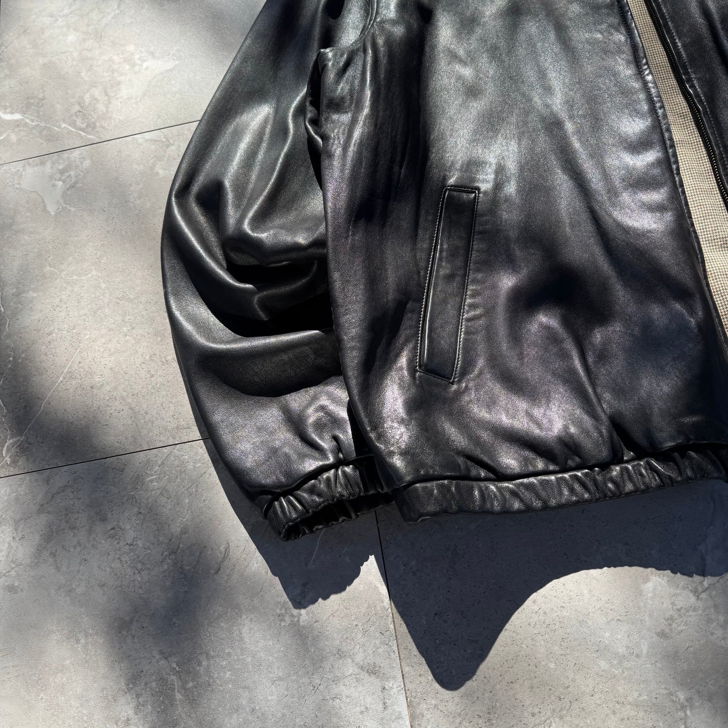 90s-00s Polo by Ralph Lauren Black Leather Jacket